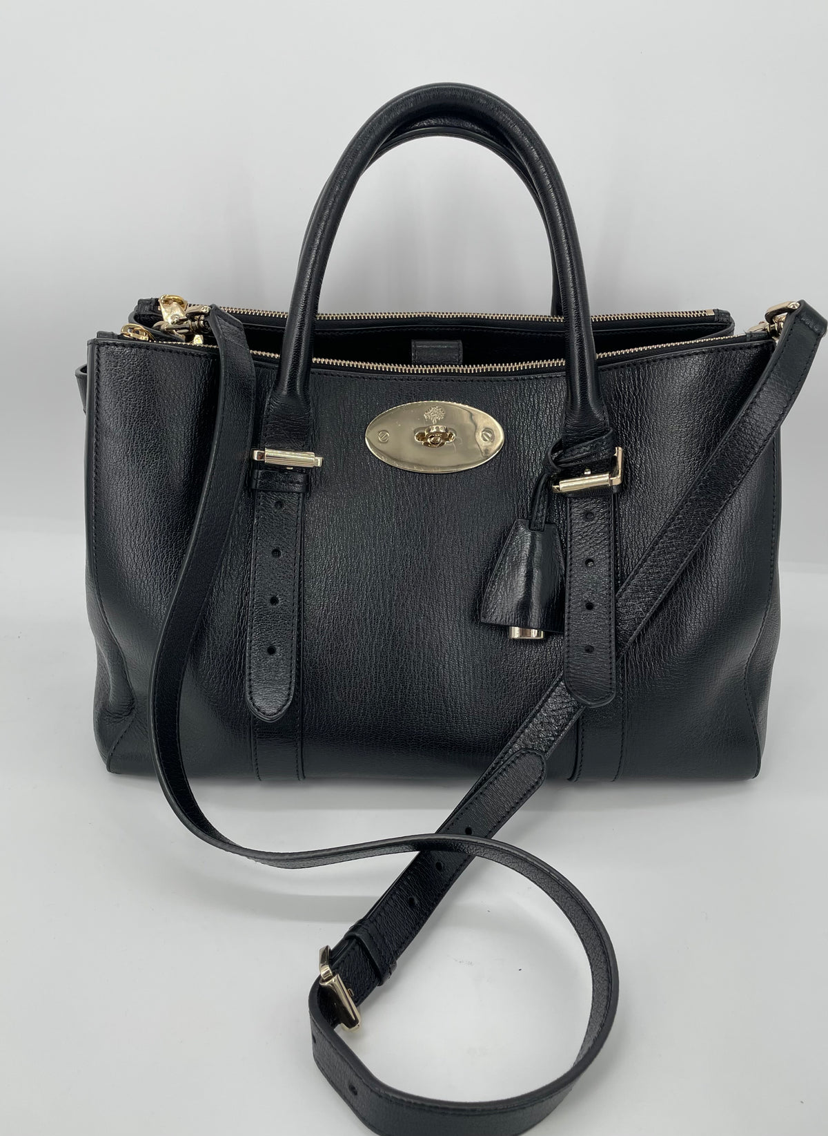 Preloved Mulberry Bayswater Double Zip Tote Bag, Large