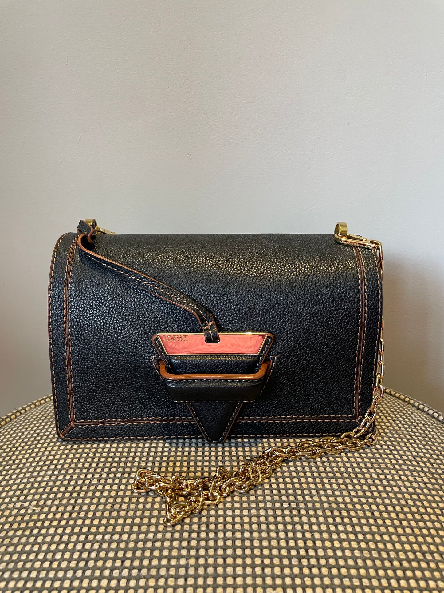 Preloved Loewe Soft Barcelona Shoulder Bag,