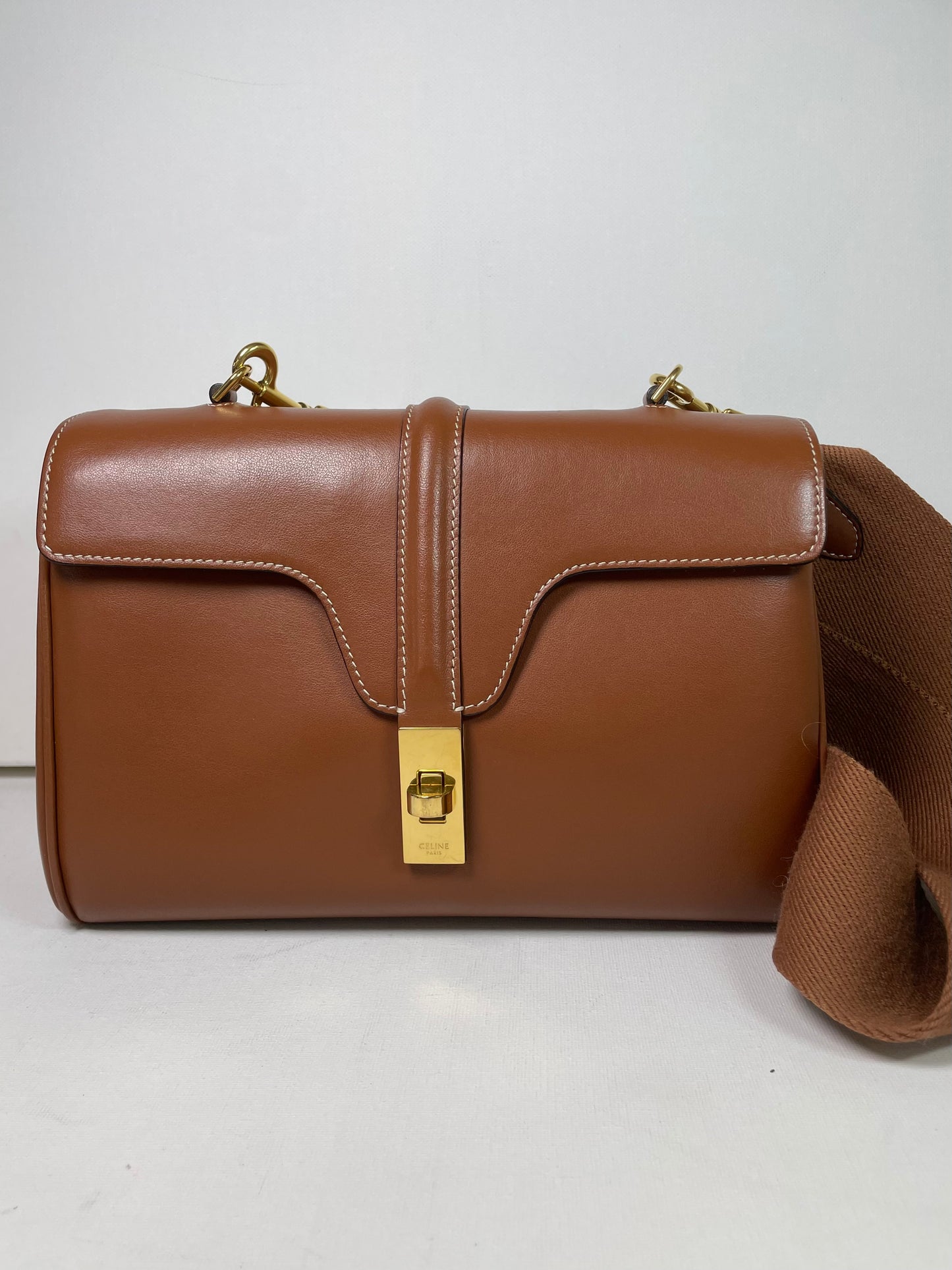 Preloved Celine Teen Soft 16 Shoulder Bag