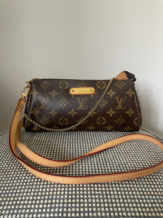 Preloved Louis Vuitton Monogram Canvas Eva Clutch/Crossbody Bag