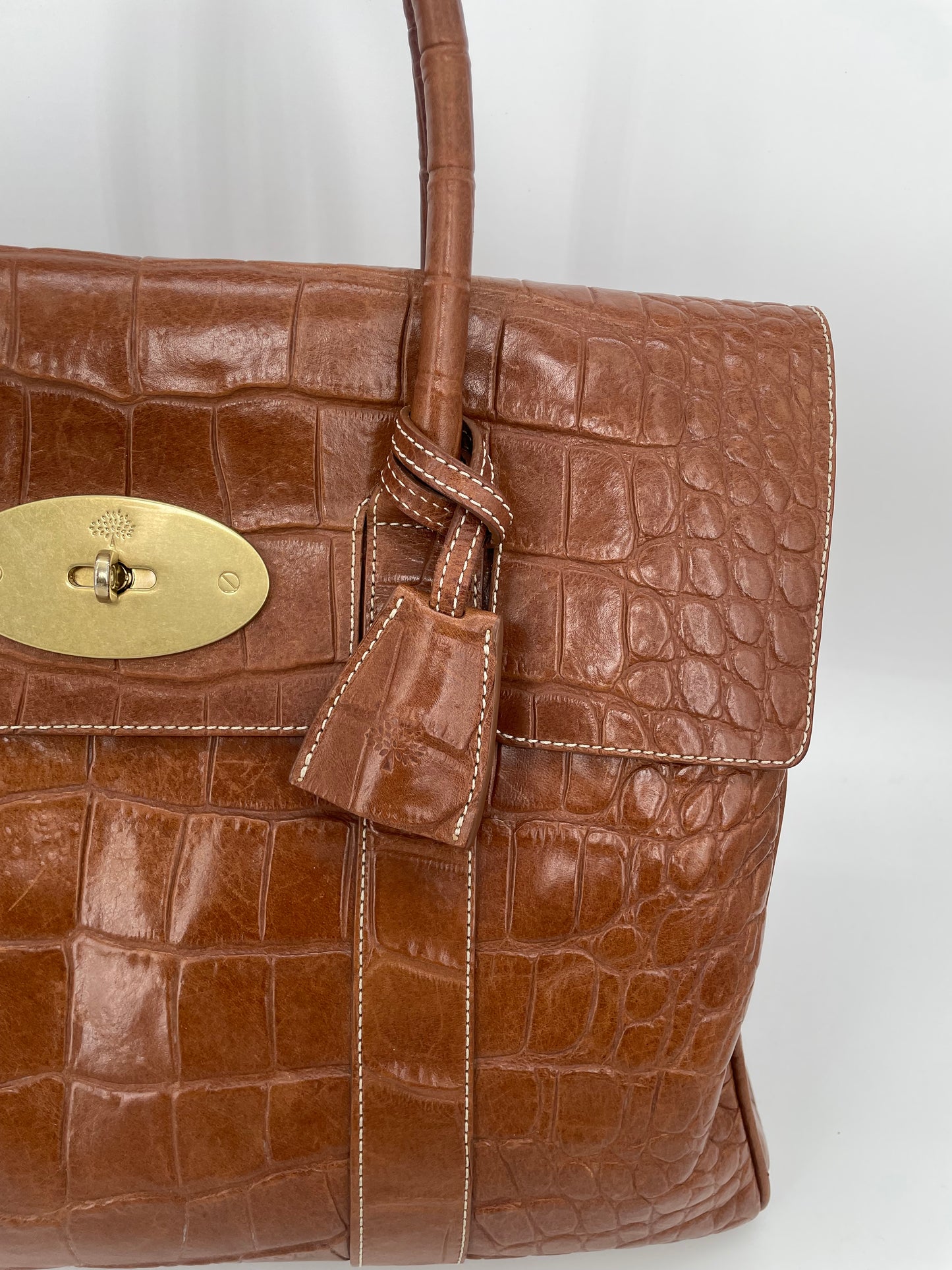 Preloved Mulberry Classic Bayswater Tote Bag, Large