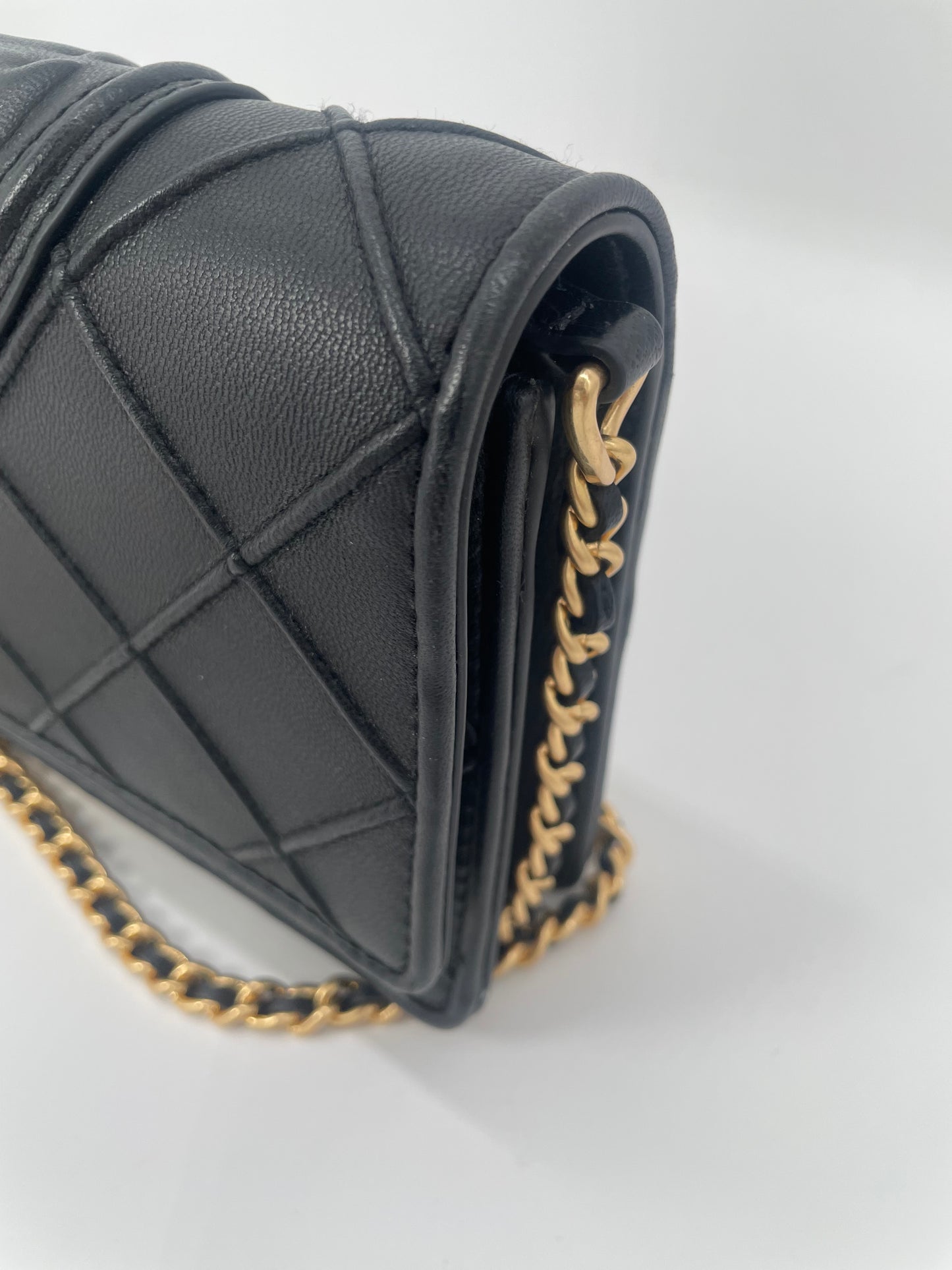 Preloved Tory Burch Fleming Soft Chain Wallet