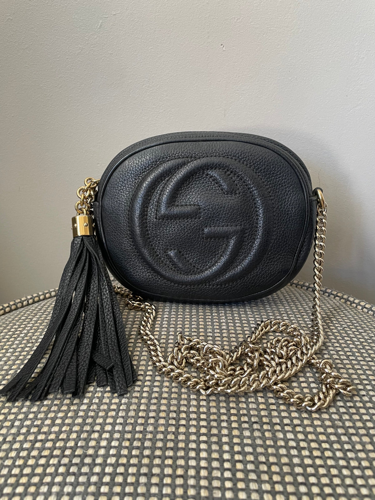 Preloved Gucci Soho Chain Crossbody Bag, Mini