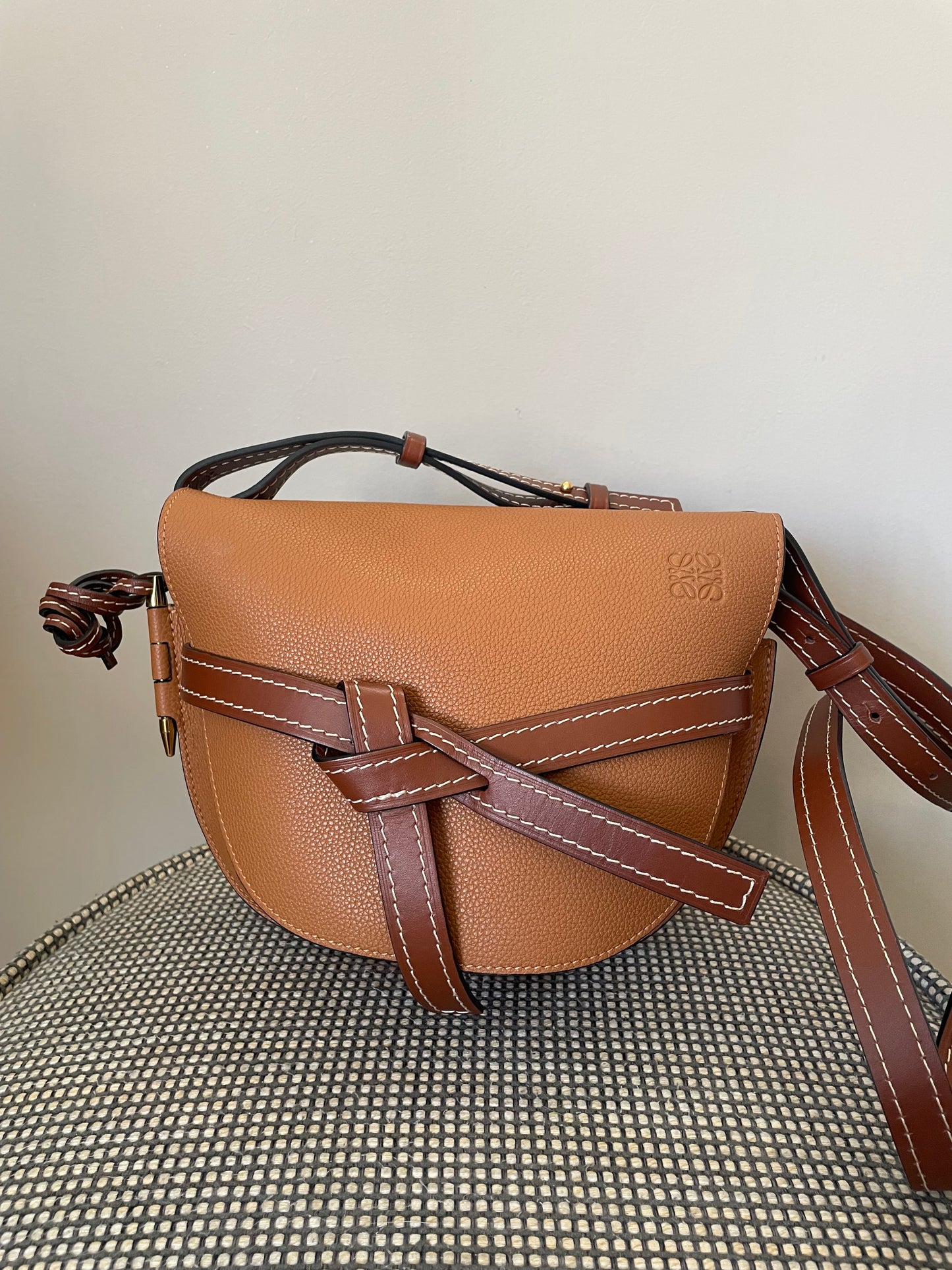 Preloved Loewe Gate Crossbody Bag, Small