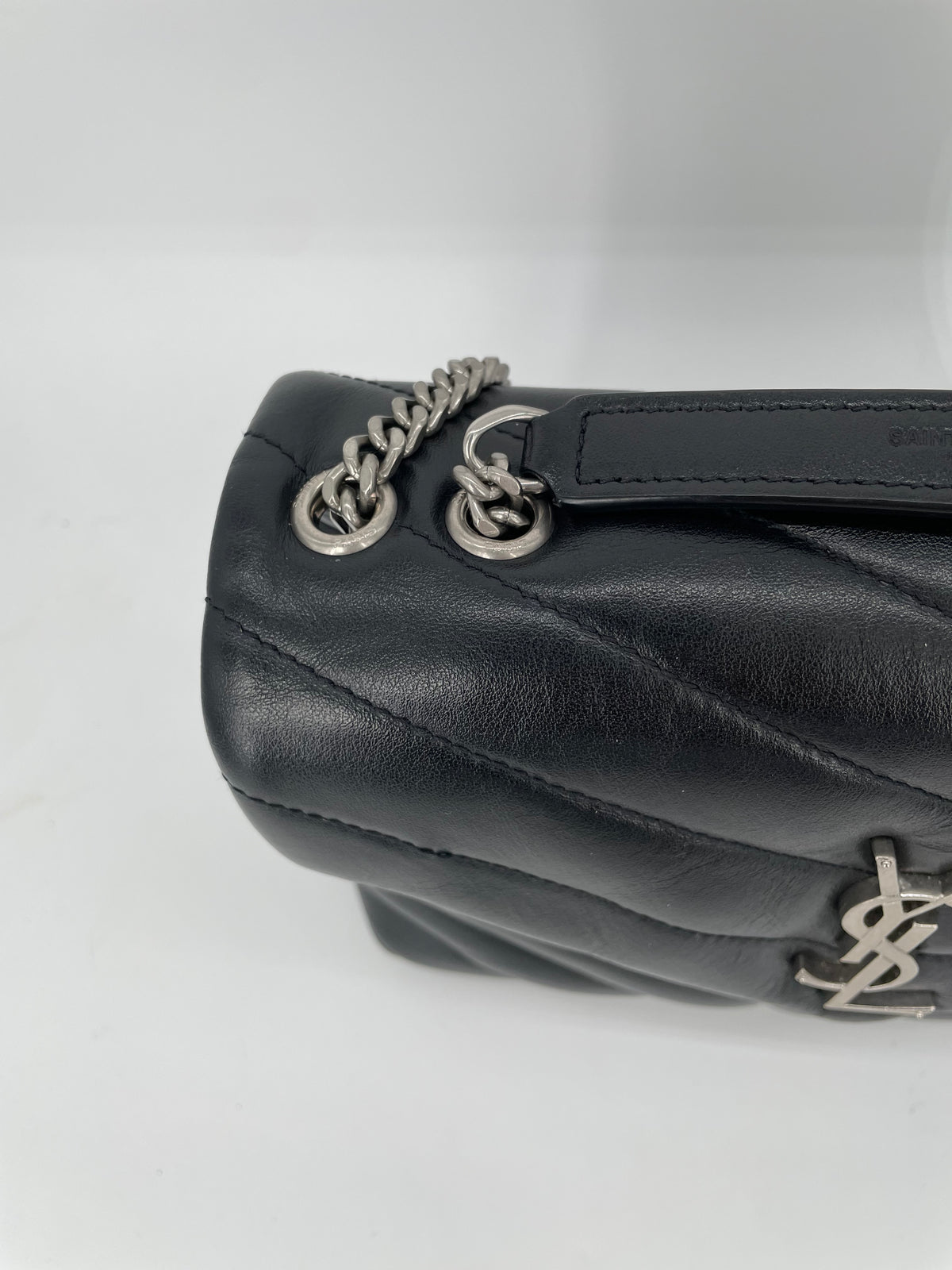 Preloved Yves Saint Laurent  ‘Y’ Quilted Lou Lou Shoulder  Bag, Small