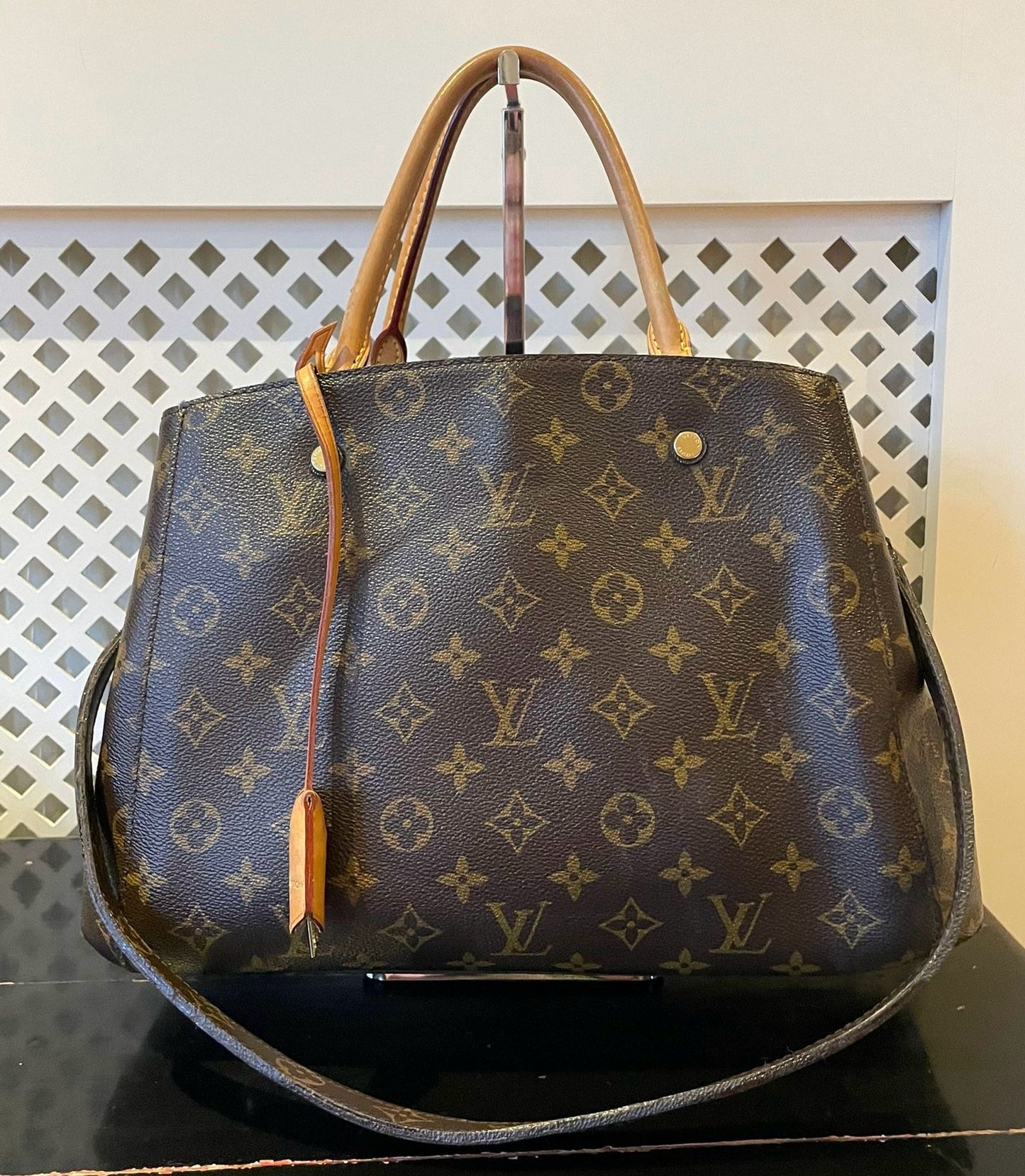 Preloved Louis Vuitton Montaigne Tote Bag, MM