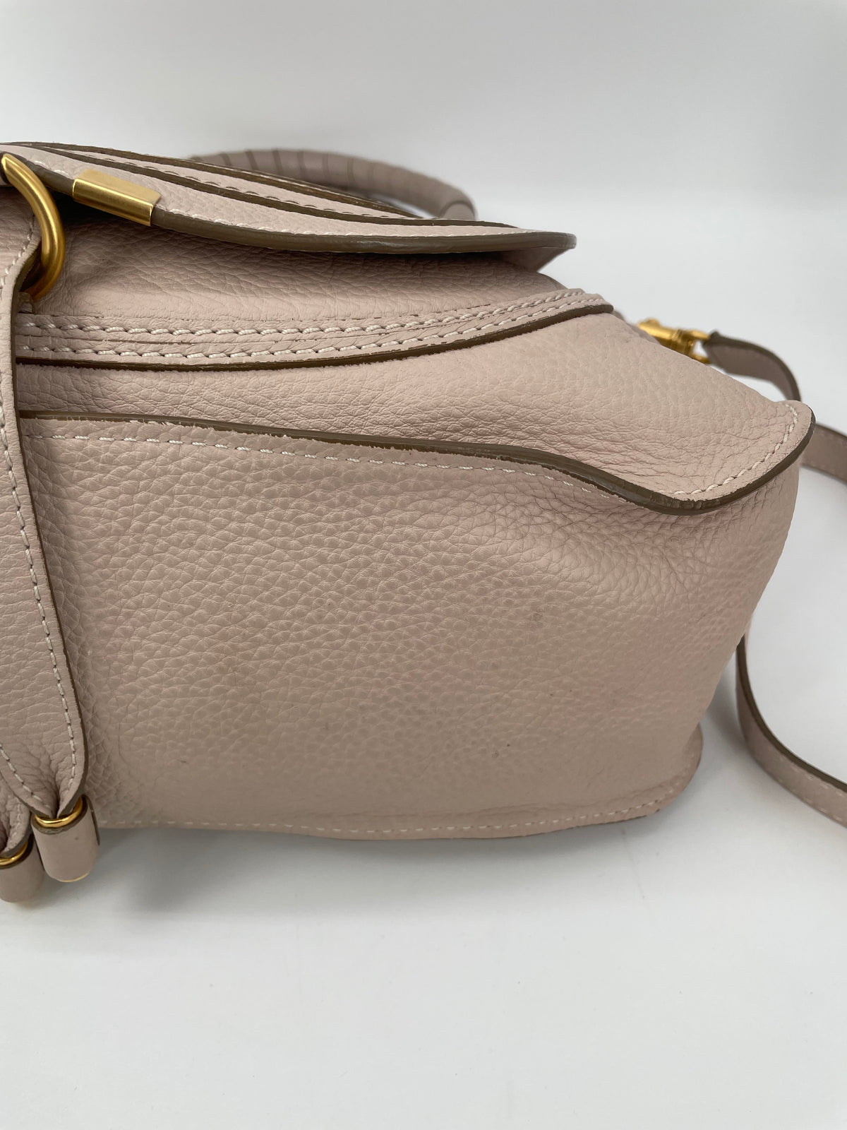 Preloved Chloe Marcie Two Handle Satchel Bag with Long Strap