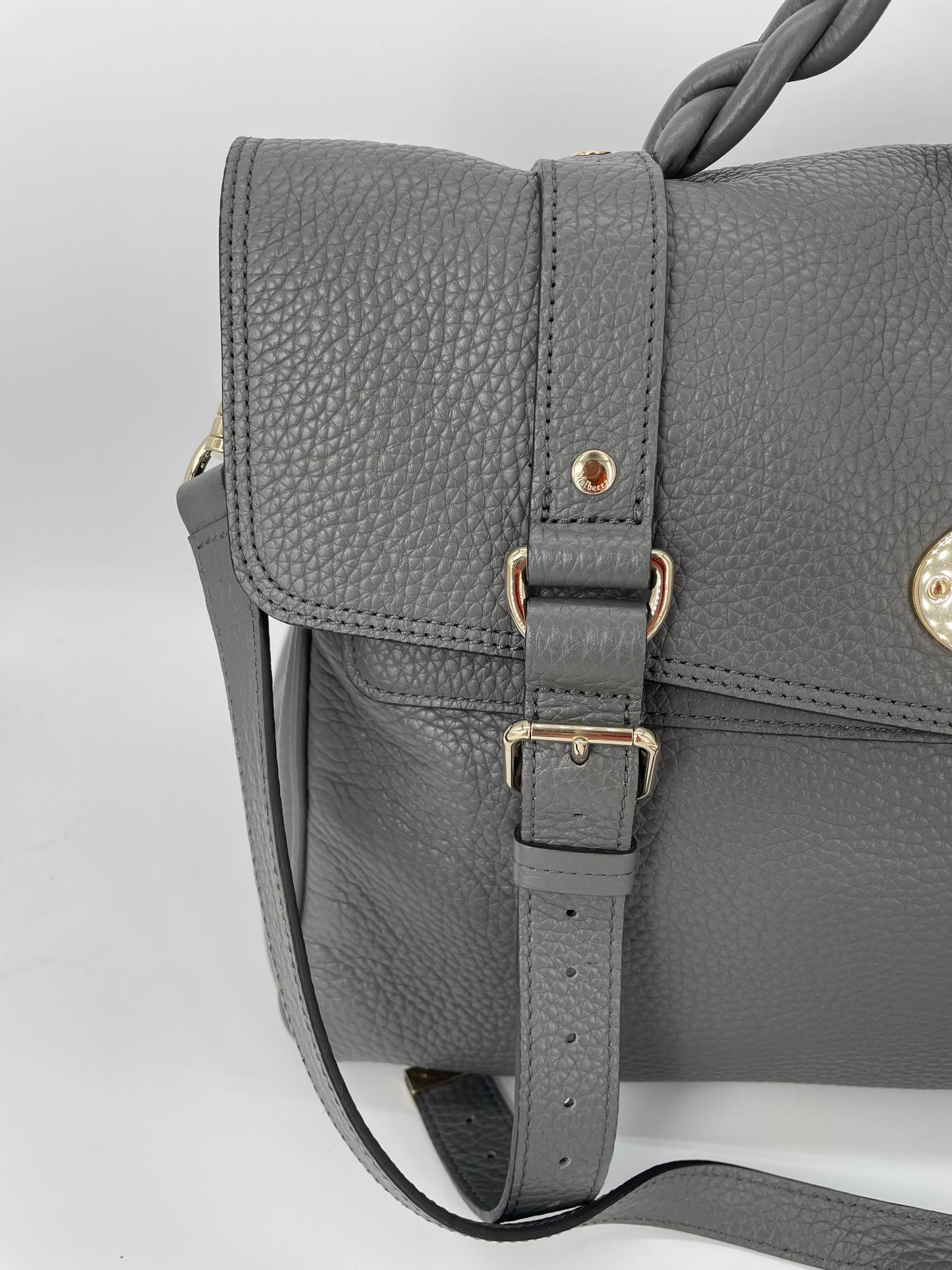 Preloved Mulberry Alexa Satchel Bag, Oversized