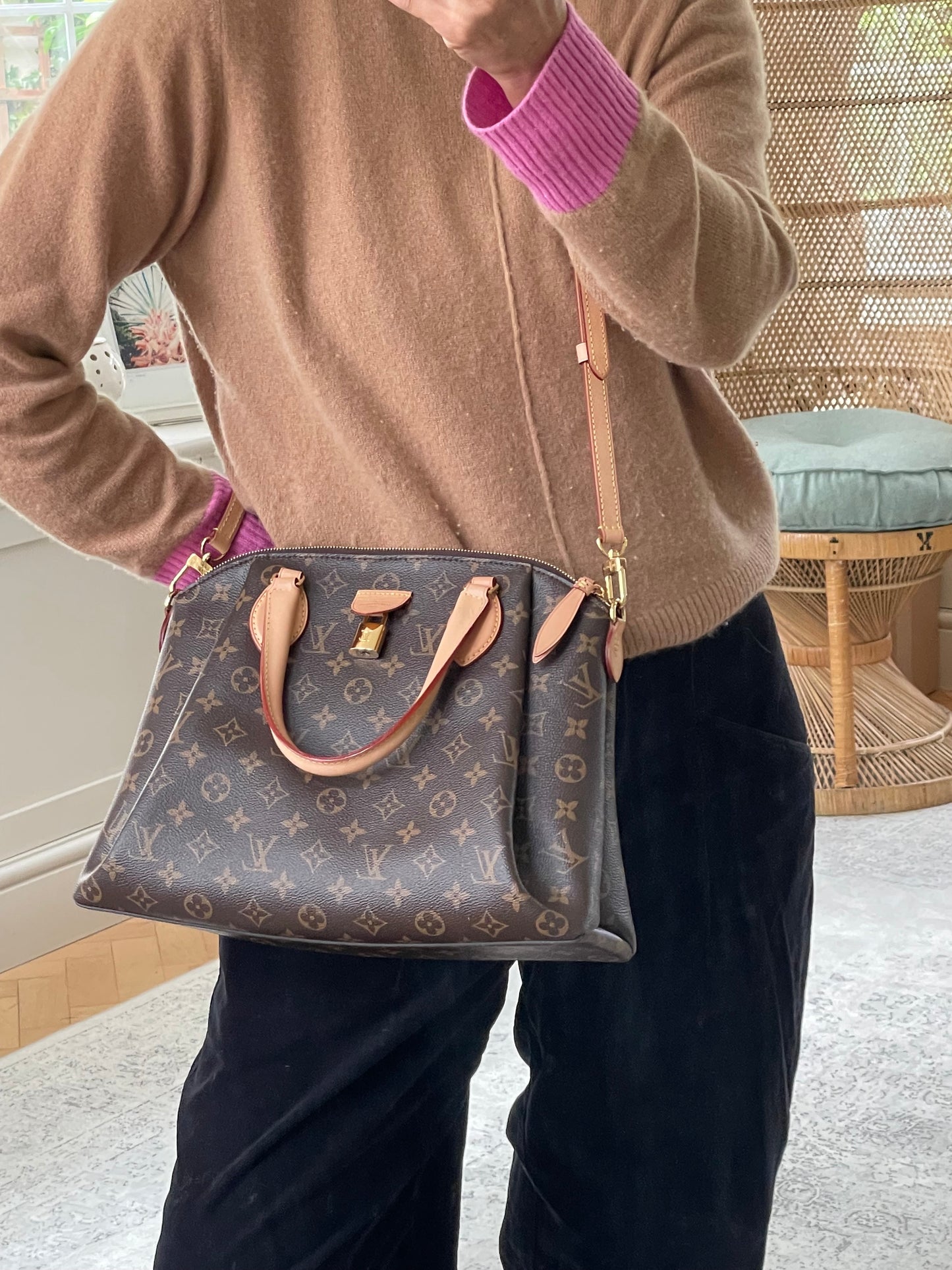 Preloved Louis Vuitton Rivoli Tote Bag, MM