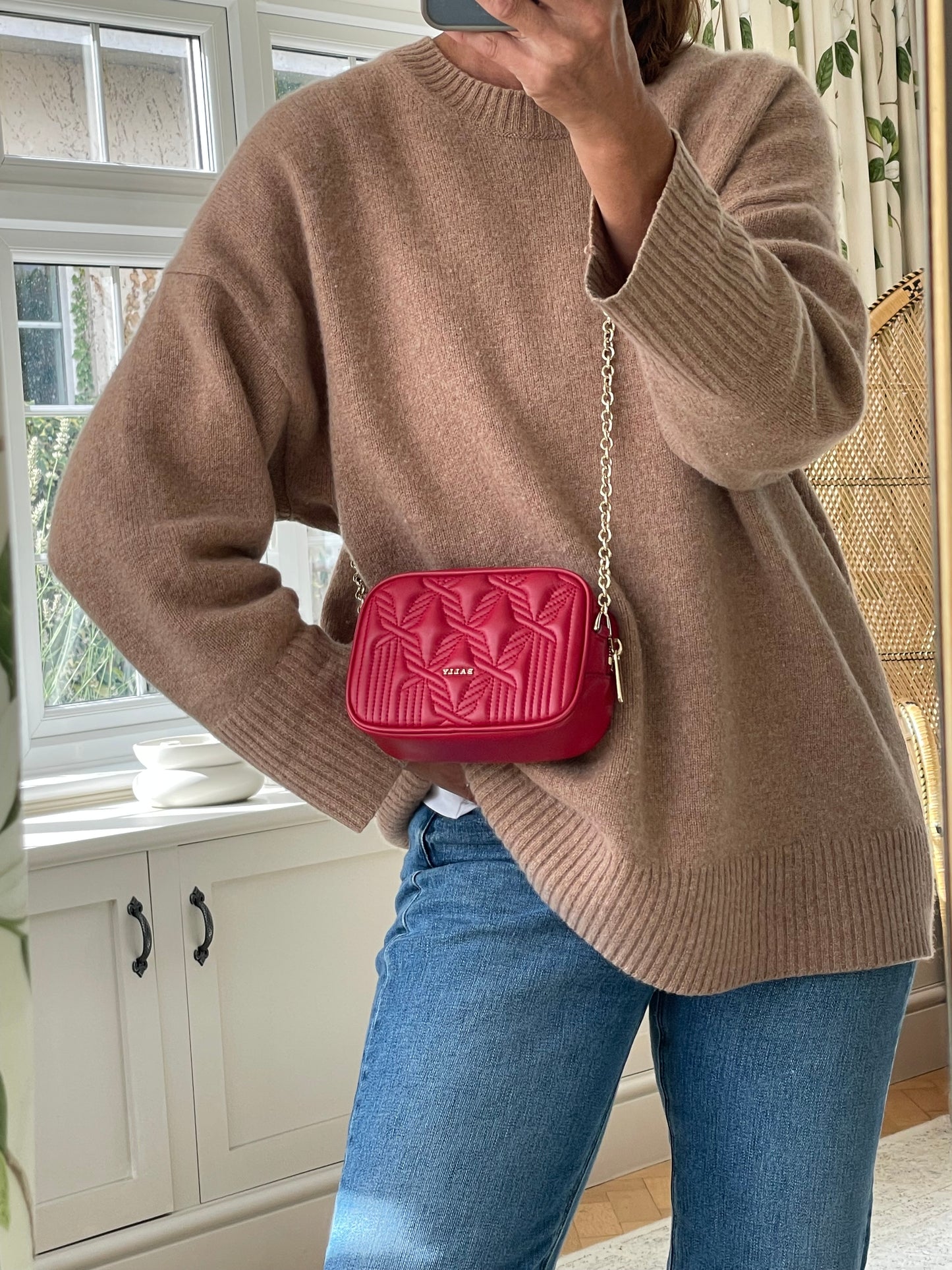 Preloved Bally Quilted Shoulder Bag