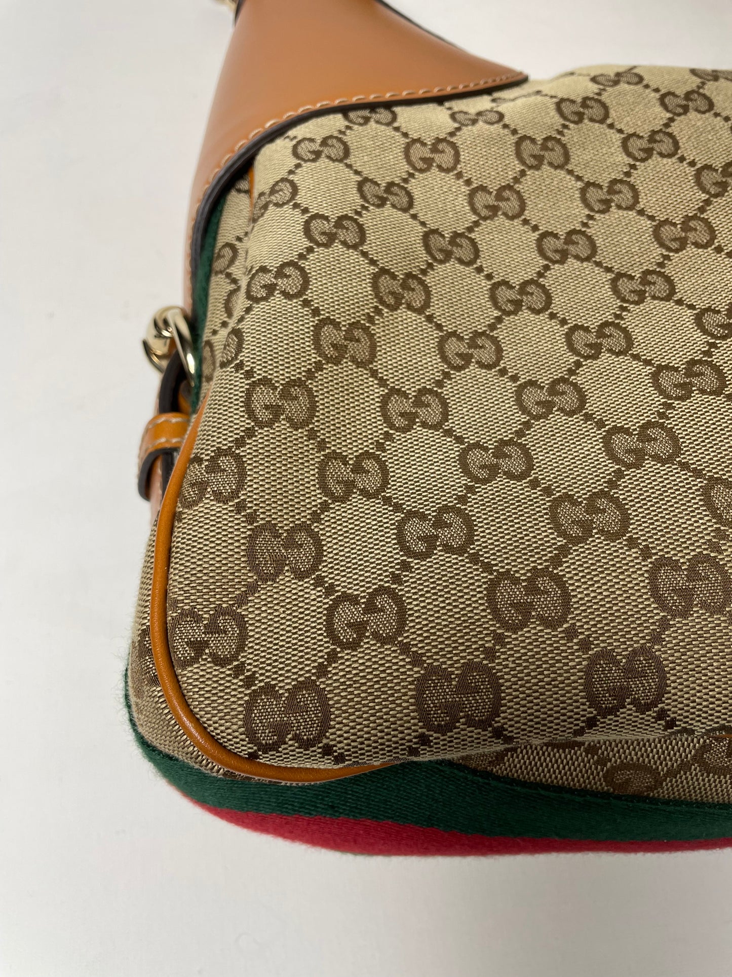 Preloved Gucci GG Heritage Horsebit Hobo Bag