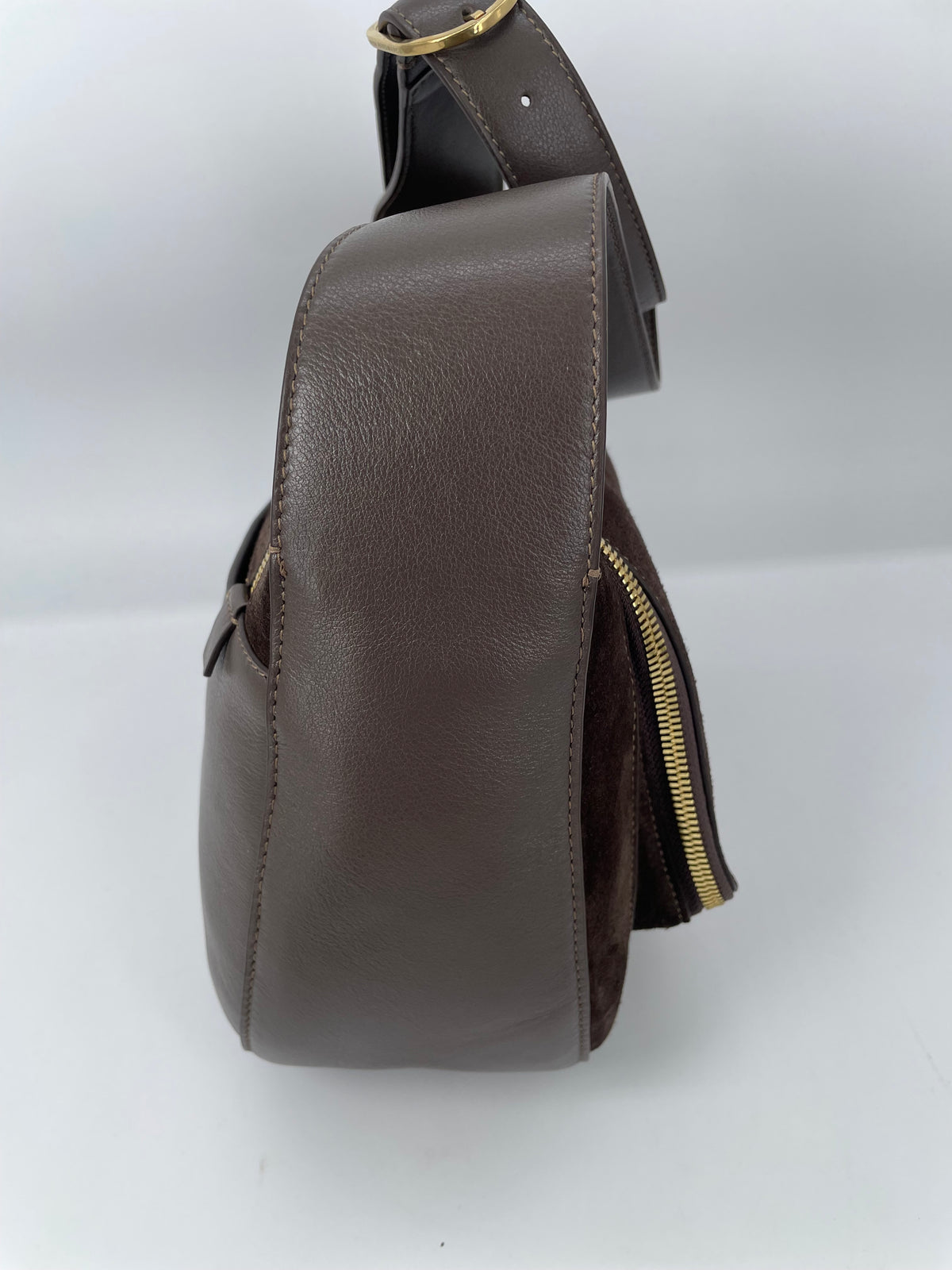 Preloved Anya Hindmarch Soft Vere Shoulder Bag, Medium