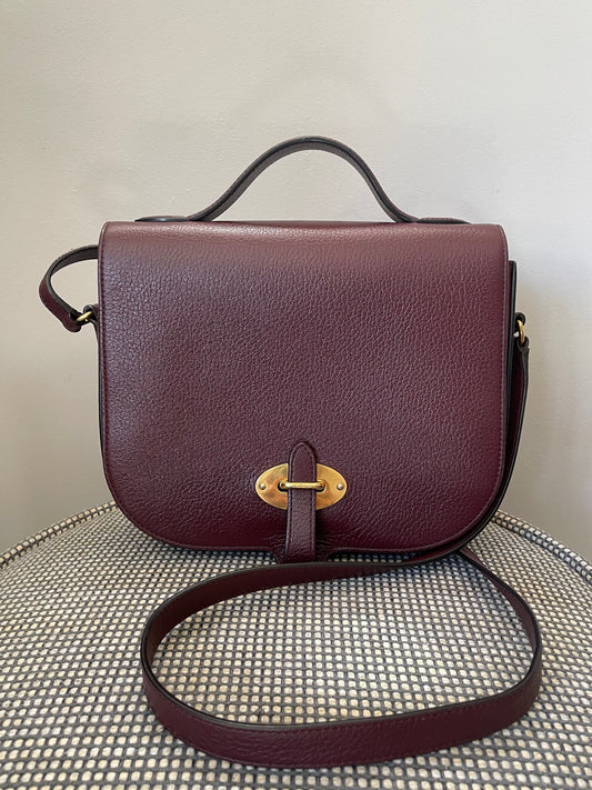 Preloved Mulberry Tenby Satchel Bag, Large