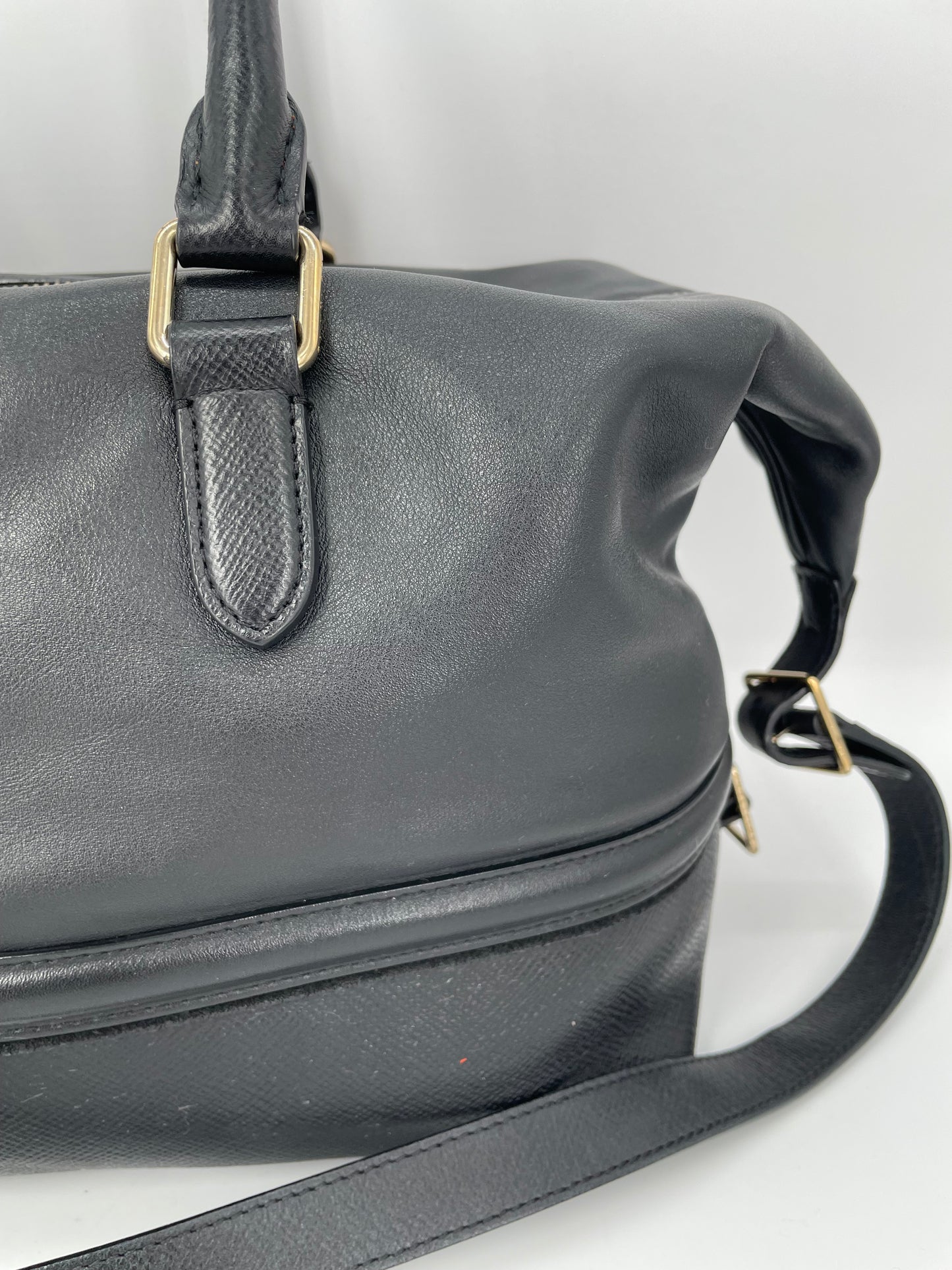 Preloved Smythson Panama Duffle tote