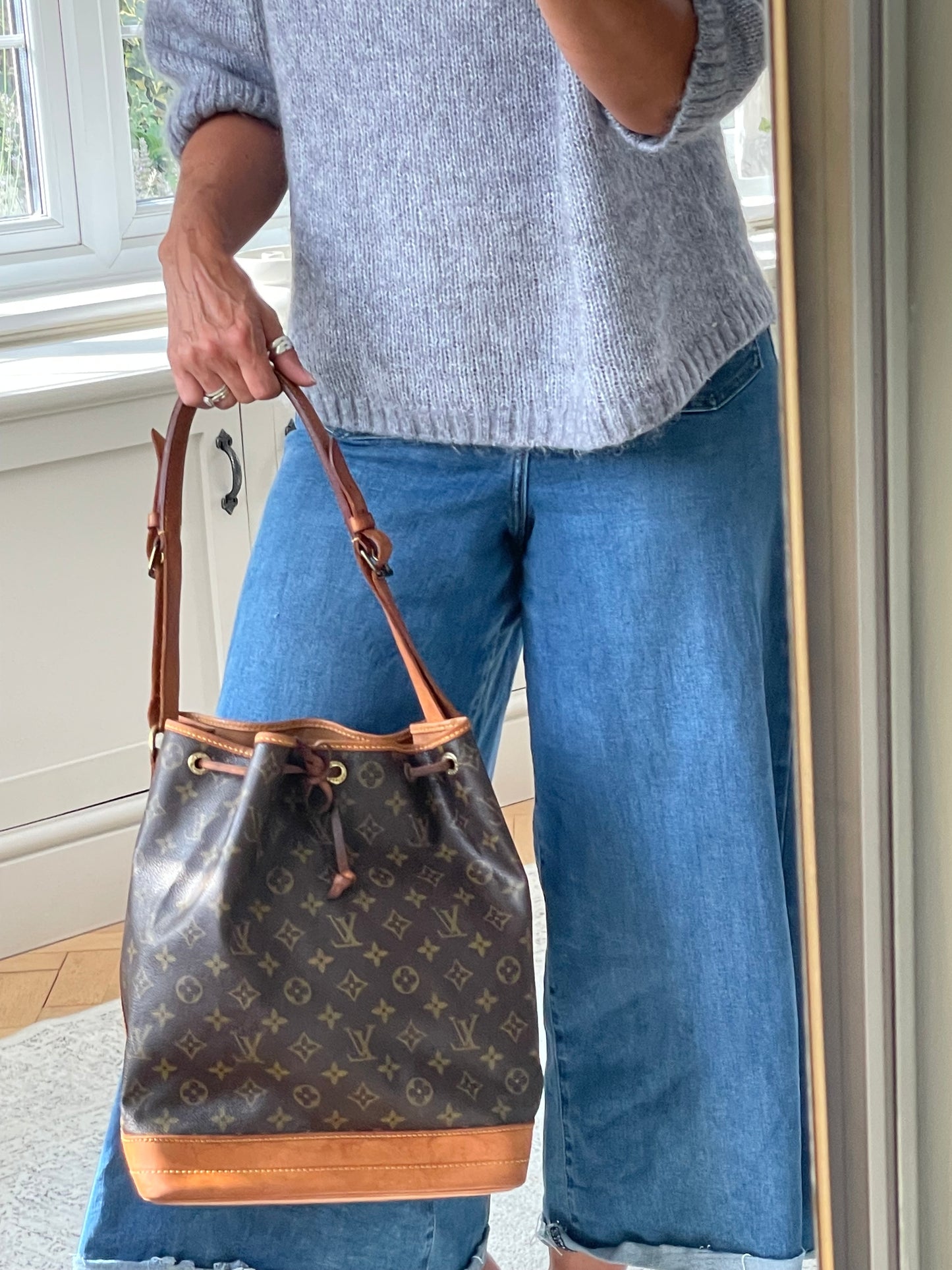 Preloved, Vintage Louis Vuitton Noe Bucket Bag, Large