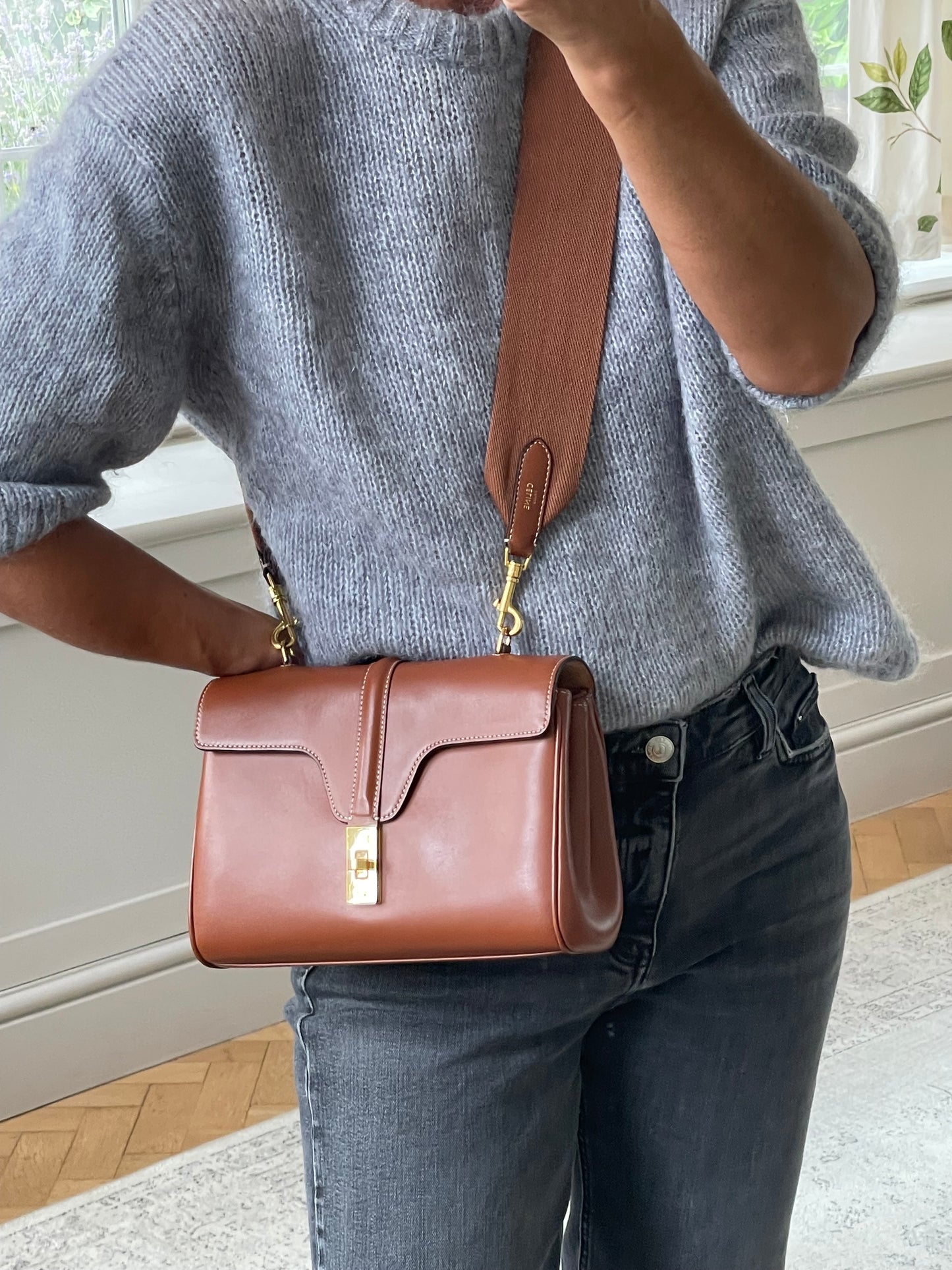 Preloved Celine Teen Soft 16 Shoulder Bag