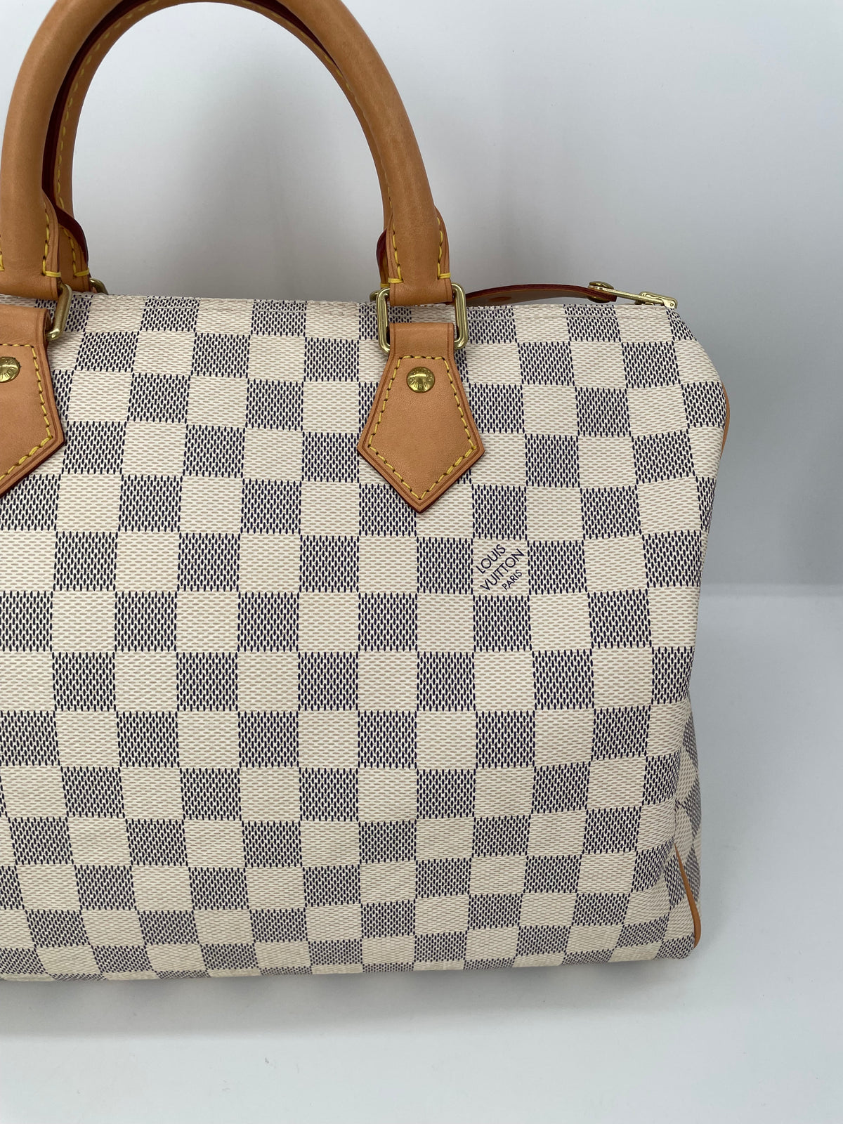 Preloved Louis Vuitton Damier Azur Speedy 30 Boston Bag