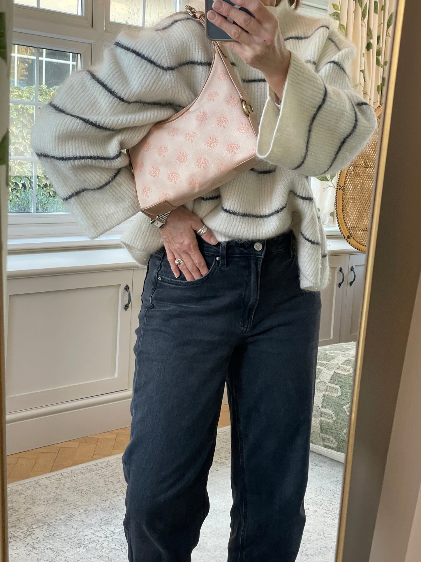 Preloved Mulberry, Vintage Jacquard Shoulder bag