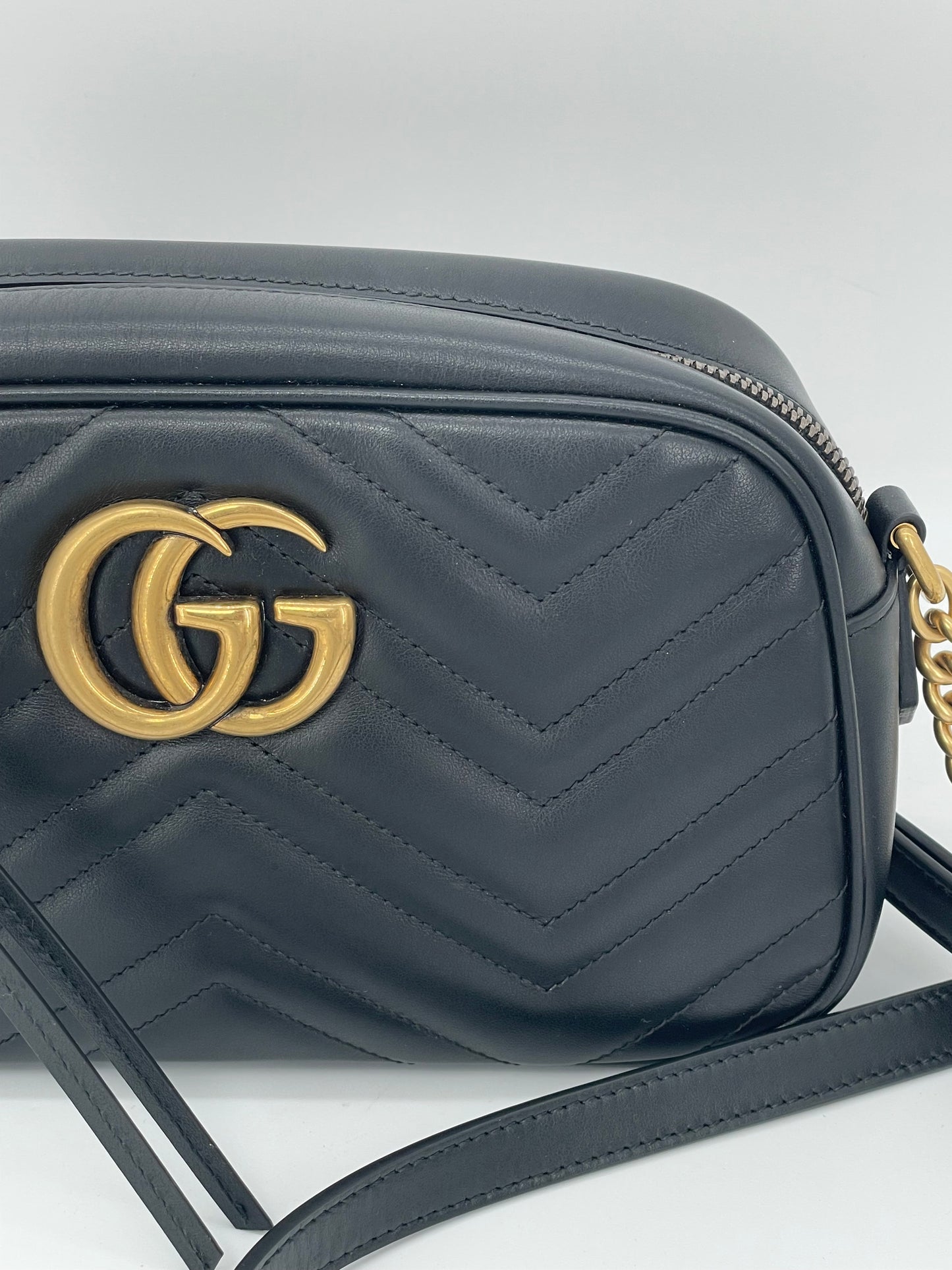 Preloved Gucci Marmont Shoulder Bag, Small