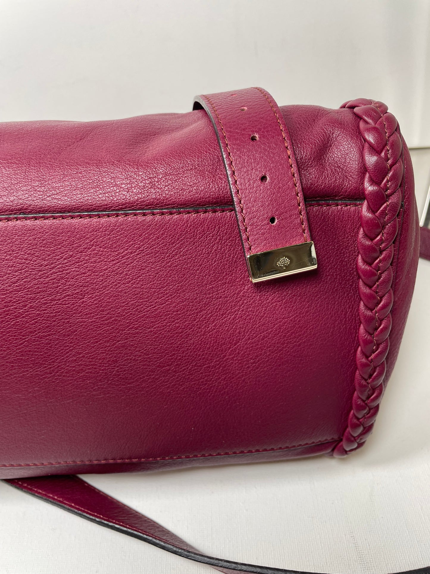 Preloved Mulberry Alexa Satchel Bag, Regular