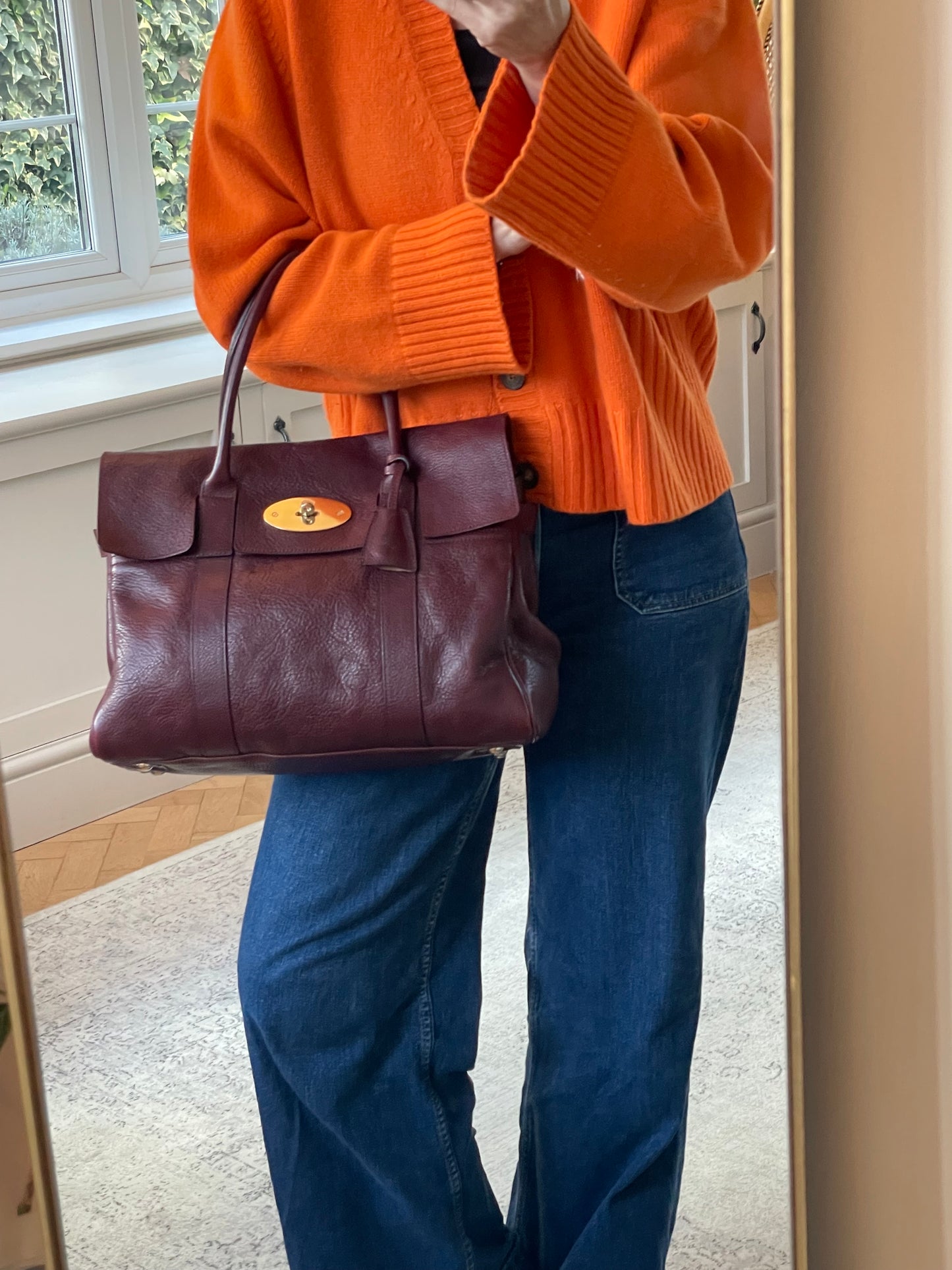 Preloved Mulberry Bayswater Tote Bag, Large