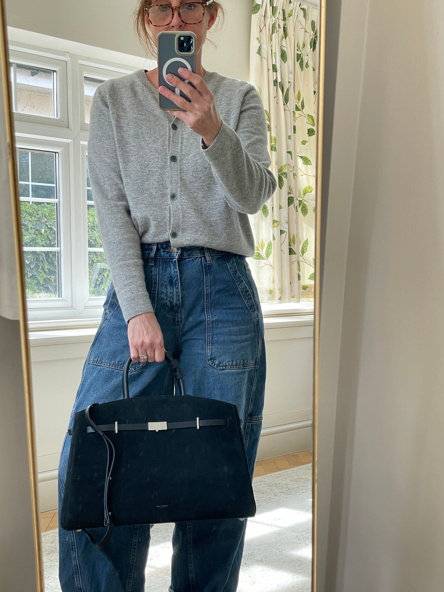 Preloved DeMellier Hudson Tote Bag with Long Strap, Large