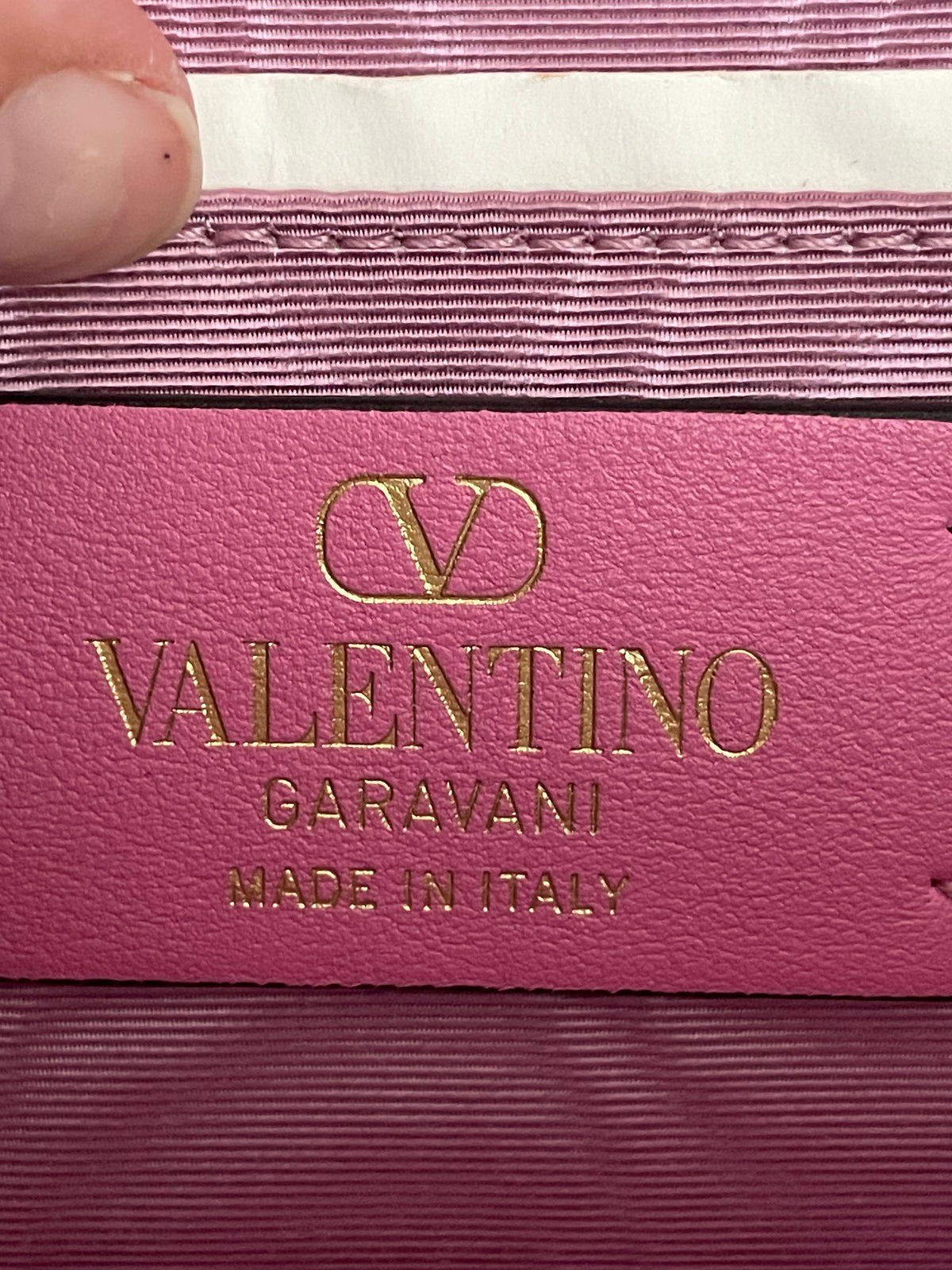 Preloved Valentino Garavani Loco Jewel Logo Moiré Clutch/Shoulder Bag
