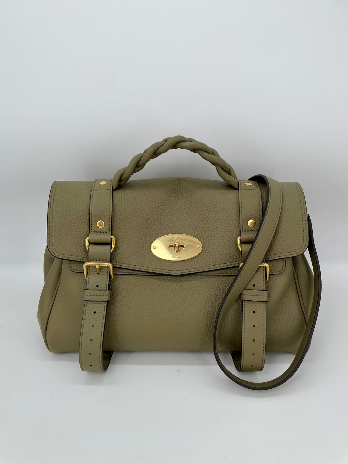 Preloved Mulberry Alexa Satchel Bag, Regular