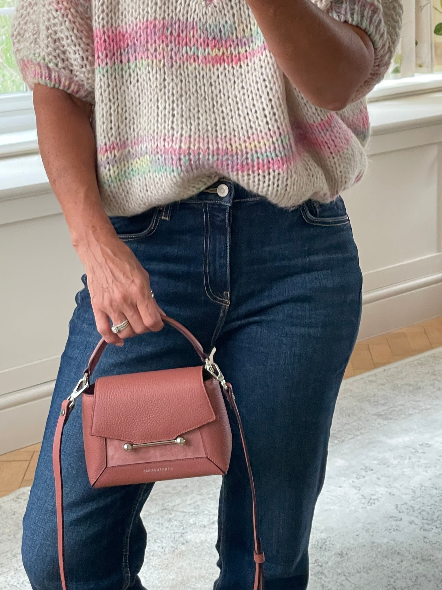 Preloved Strathberry Mosaic Nano Crossbody Bag