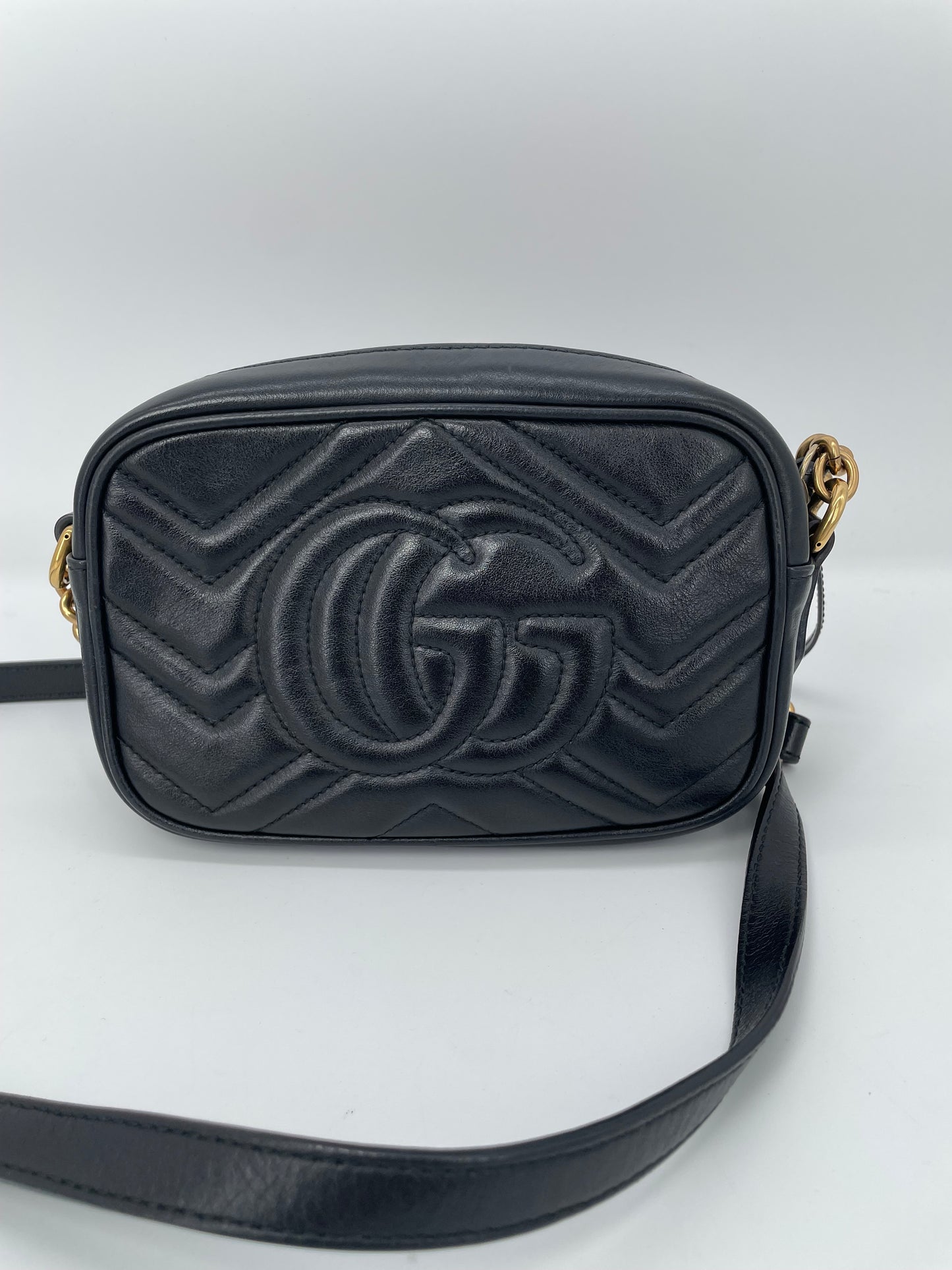 Preloved Gucci Marmont Crossbody Camera Bag, Mini