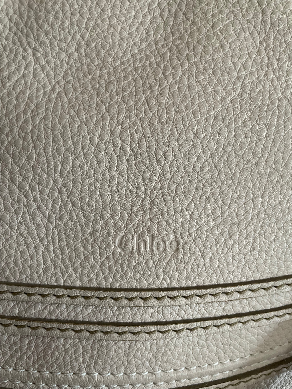 Preloved Chloe Marcie Two Handle Satchel Bag with Long Strap