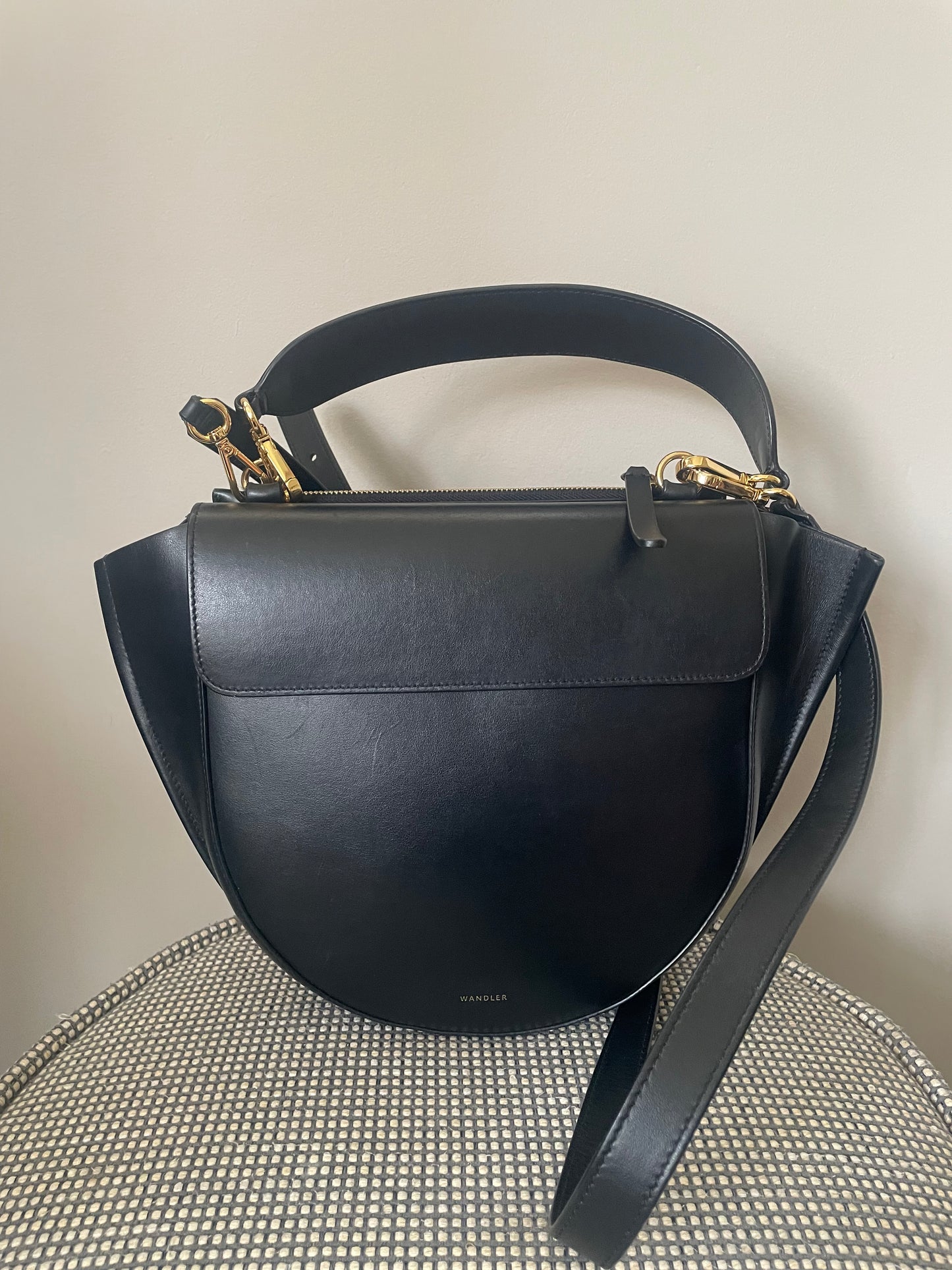 Preloved Wandler Hortensia Crossbody Bag and Top Handle Bag, Medium