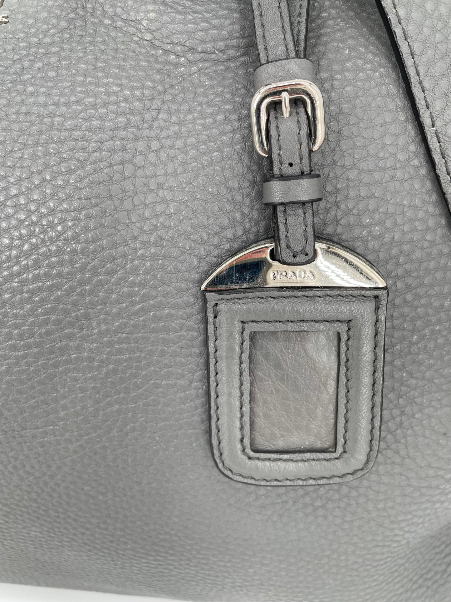 Preloved Prada Vitello Phenix Two Way Tote Bag, Large