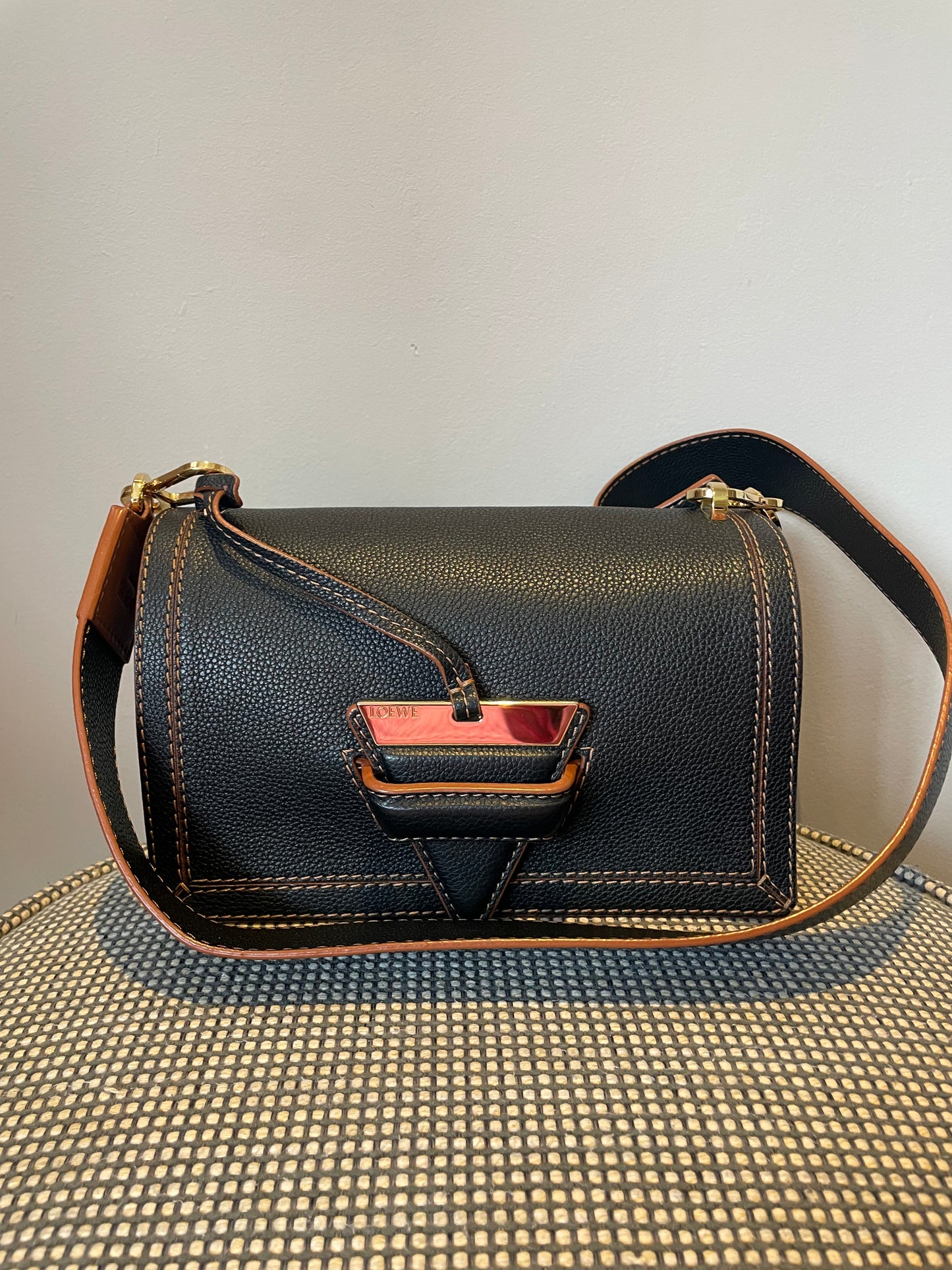 Preloved Loewe Soft Barcelona Shoulder Bag,