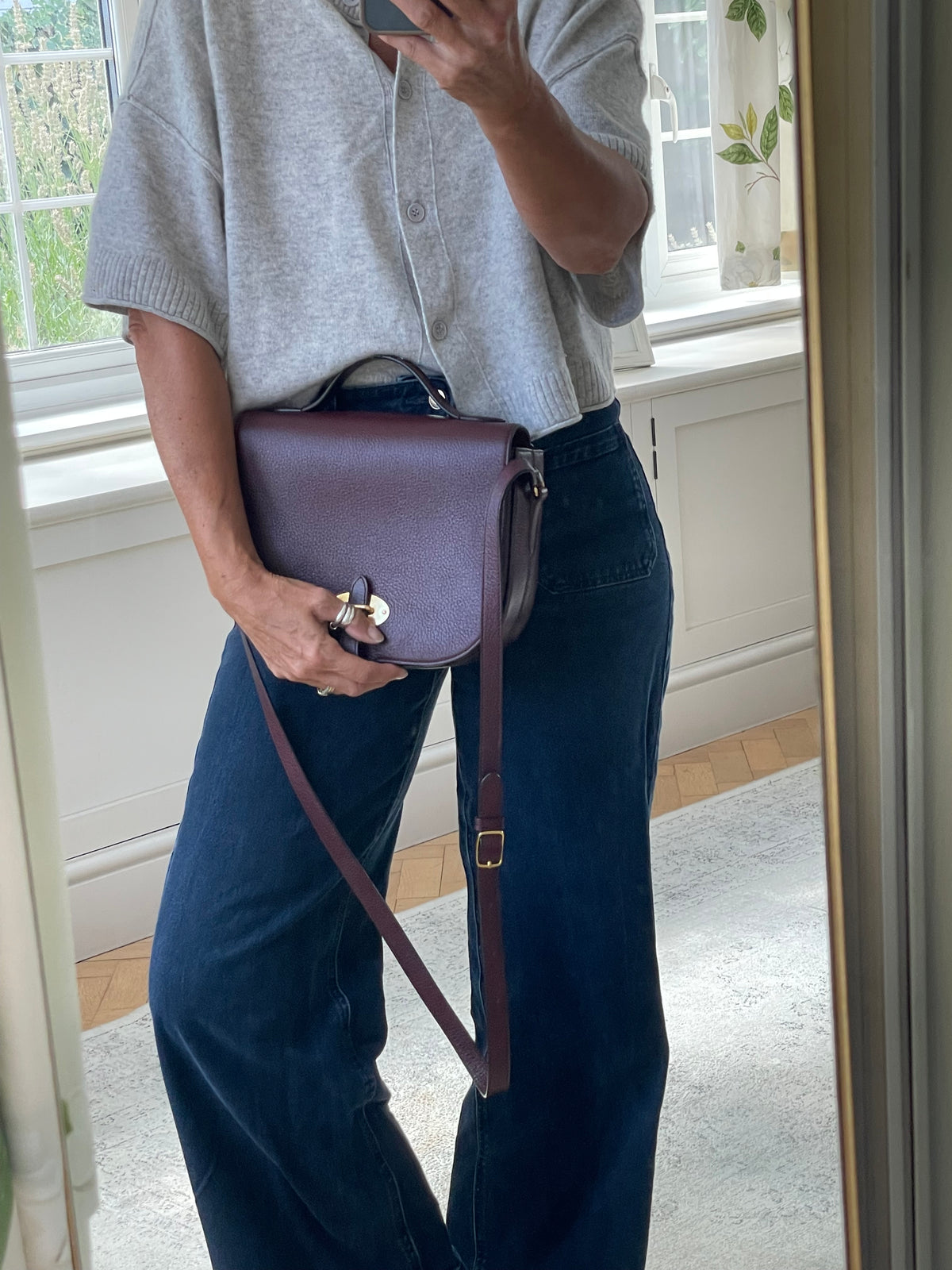 Preloved Mulberry Tenby Satchel Bag, Large