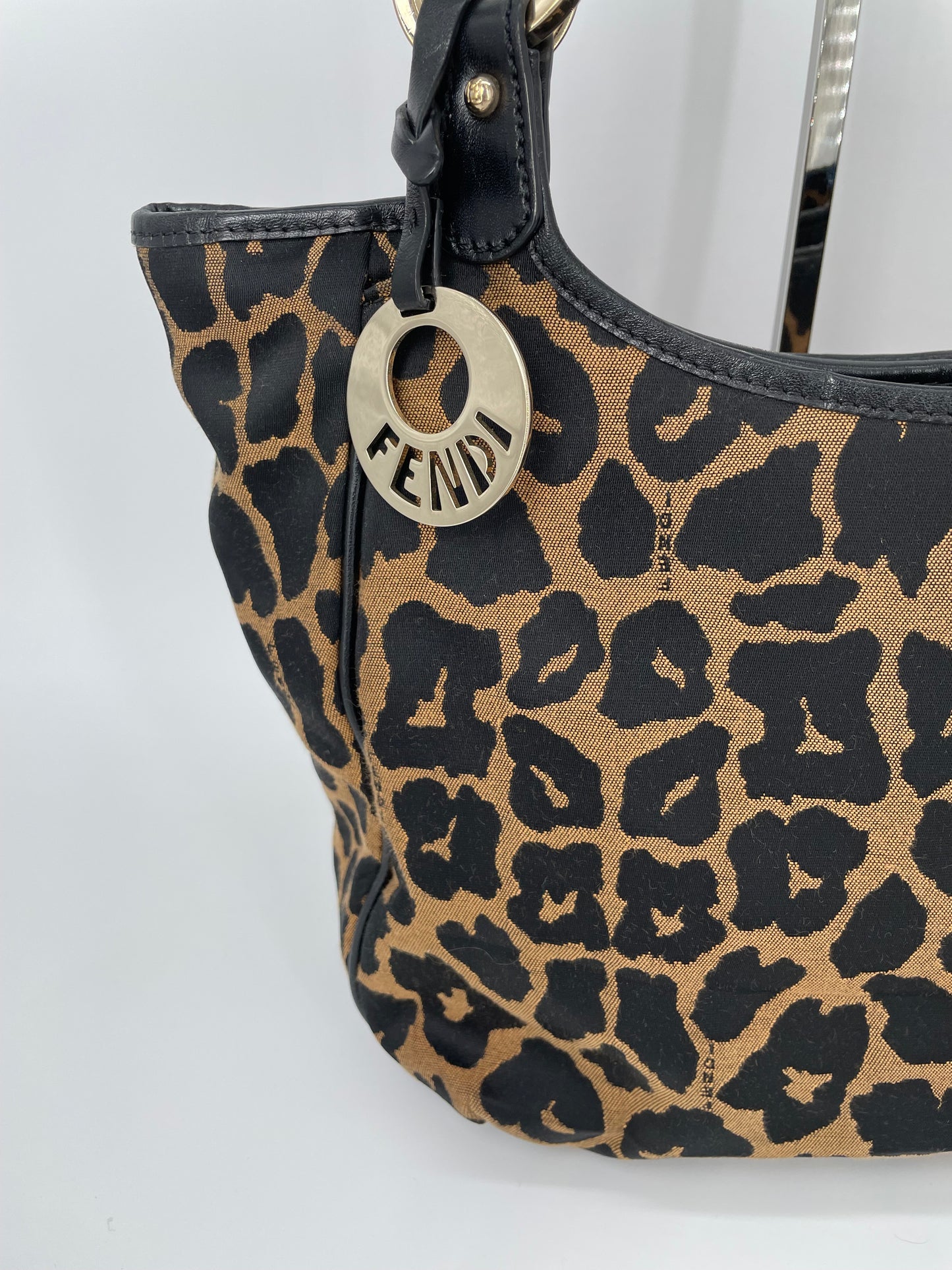 Preloved, Vintage Fendi Chef Canvas Shoulder tote bag