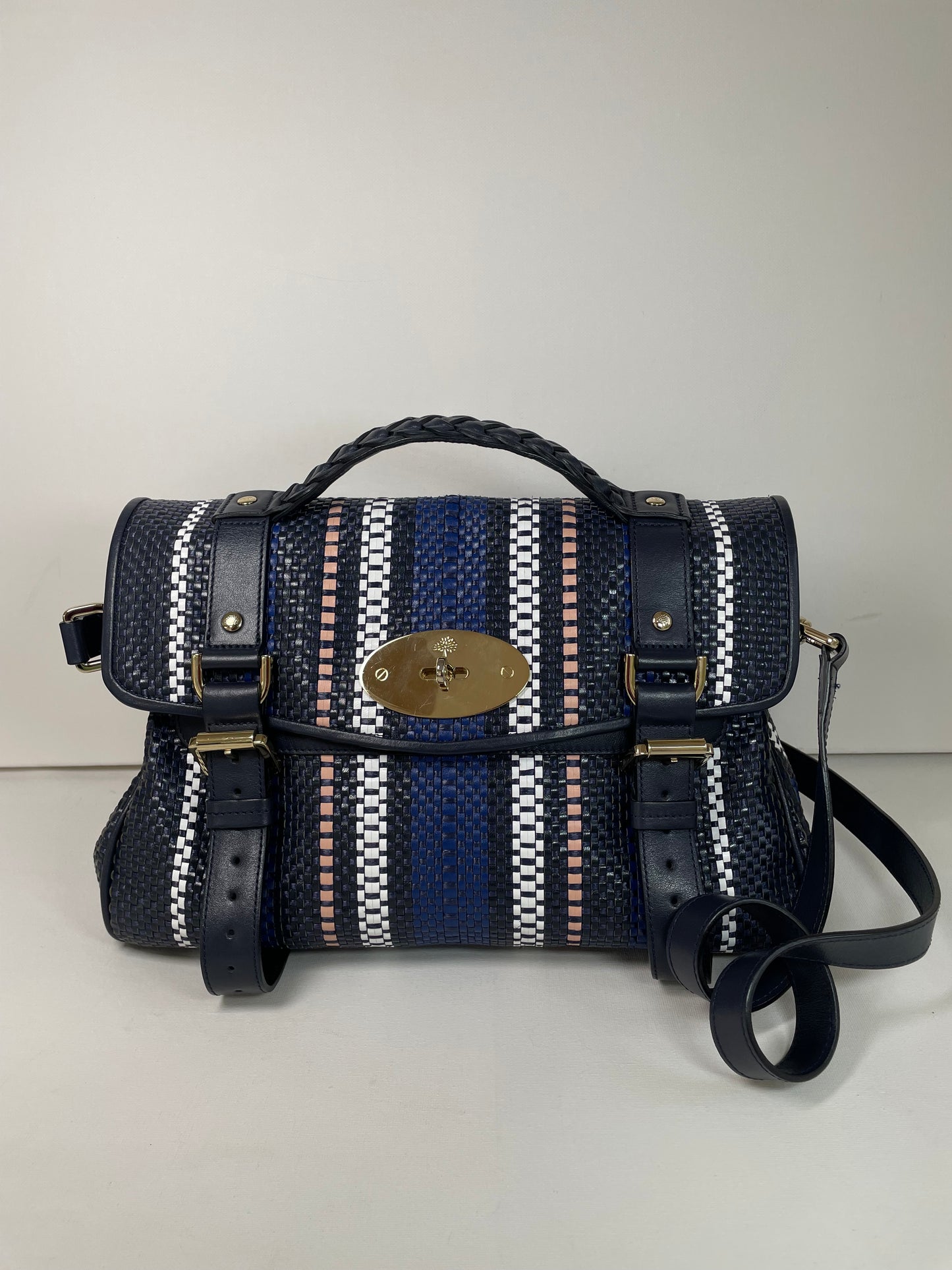 Preloved Mulberry Alexa Satchel Bag, Regular