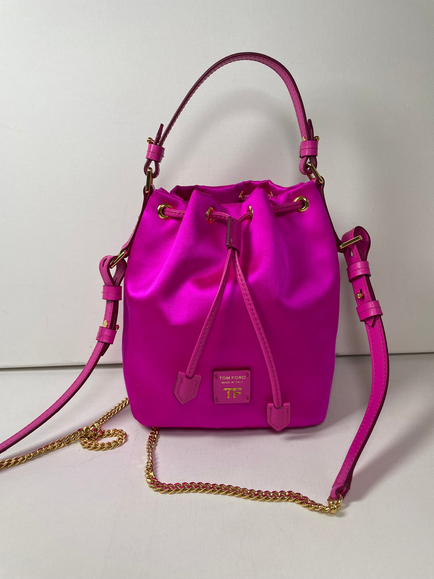 Preloved Tom Ford Disco Two Way Bucket Bag, Small