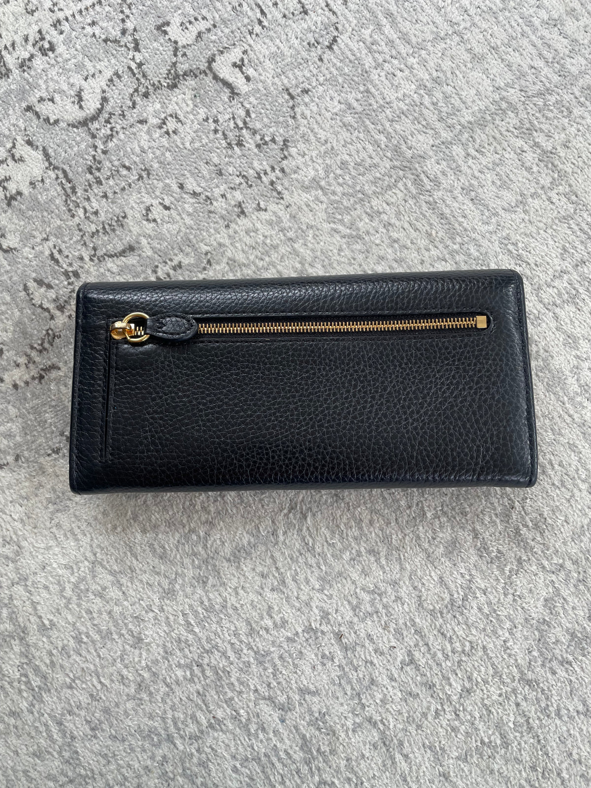 Preloved Mulberry Continental Tree Classic Grain Wallet