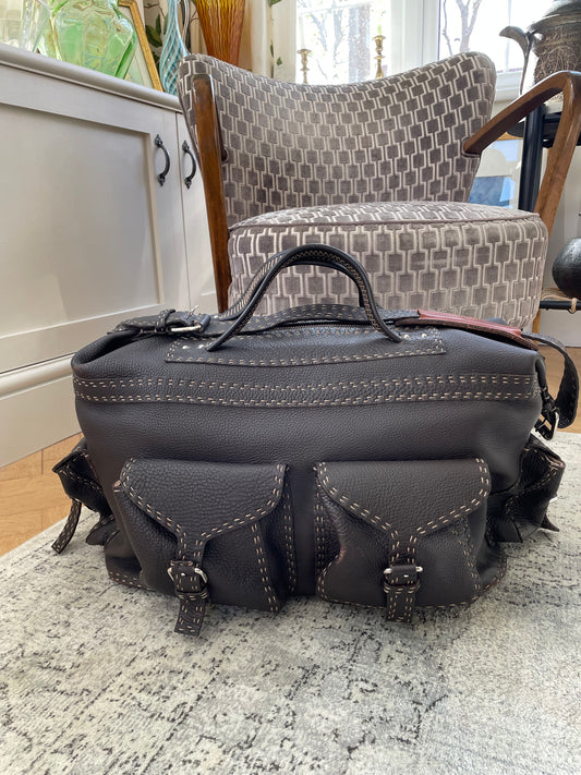 Preloved Fendi Selleria Wild Stitch Holdall