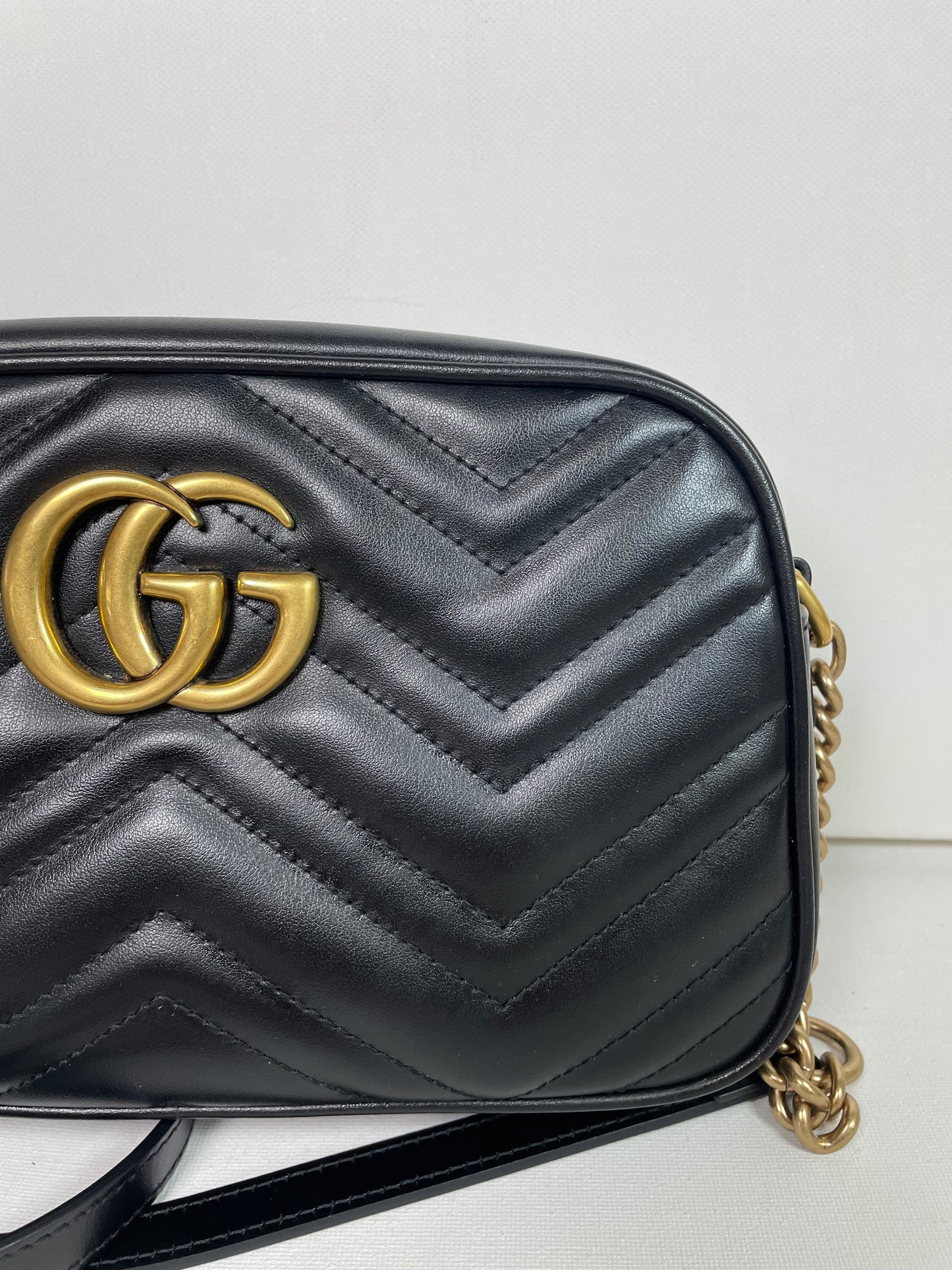 Preloved Gucci Marmont Shoulder Bag, Small