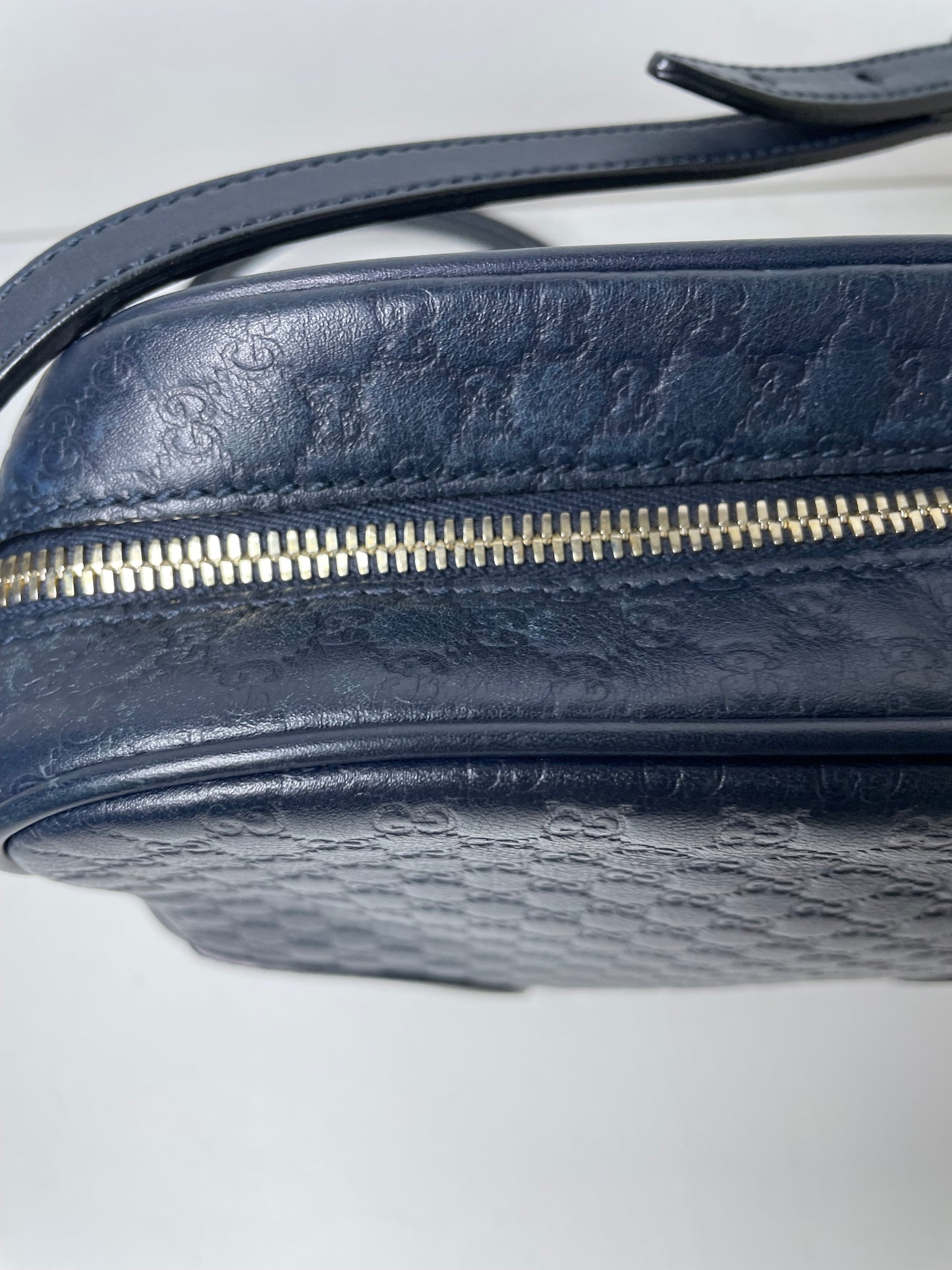 Preloved Gucci GG Guccissima Leather Bree Crossbody