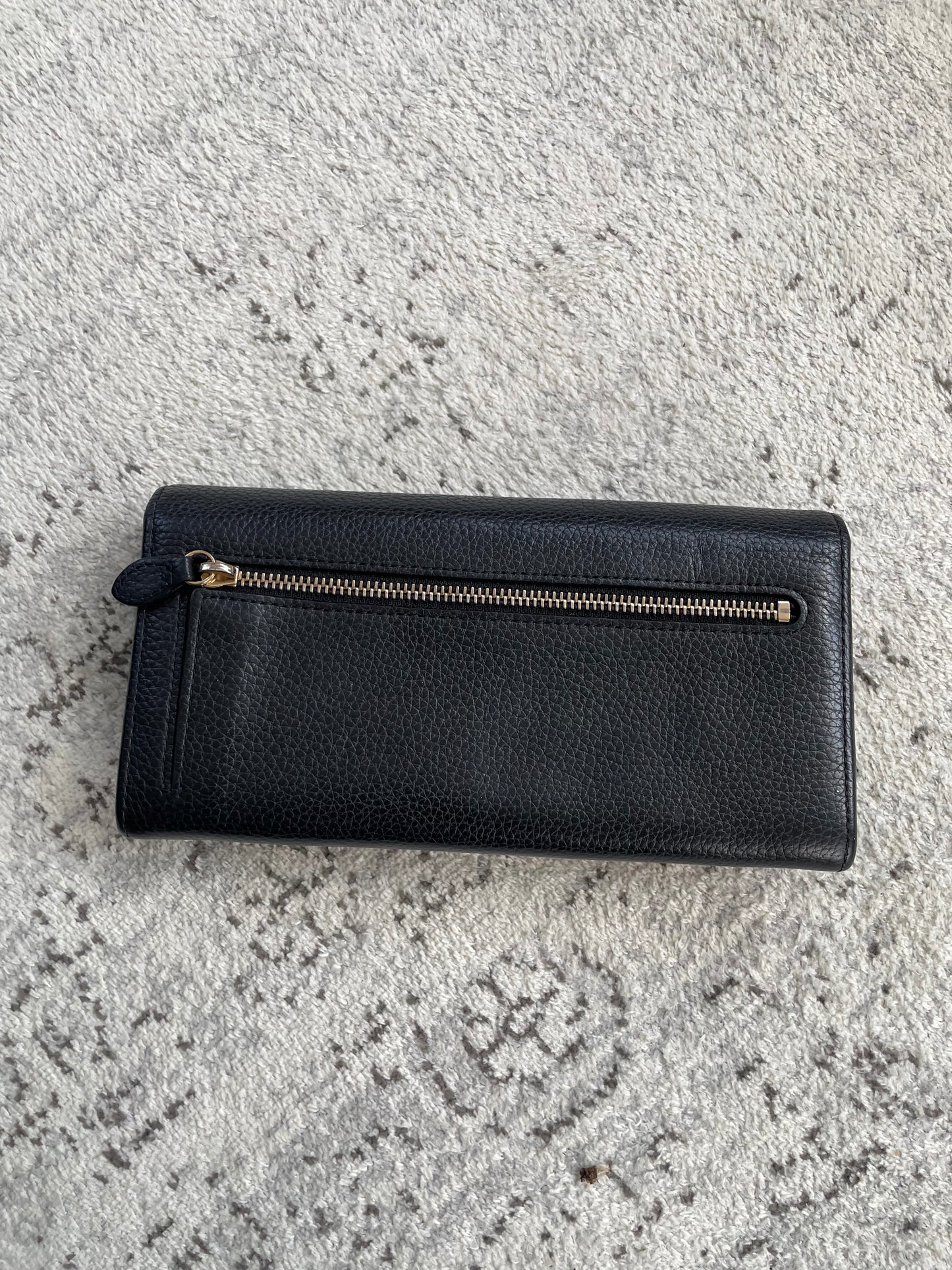 Preloved Mulberry Continental Tree Classic Grain Wallet