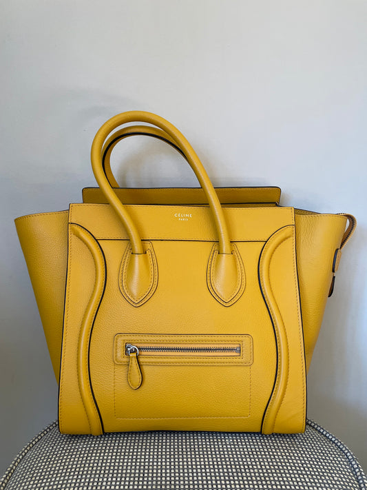 Preloved Celine Luggage Tote Bag, Large