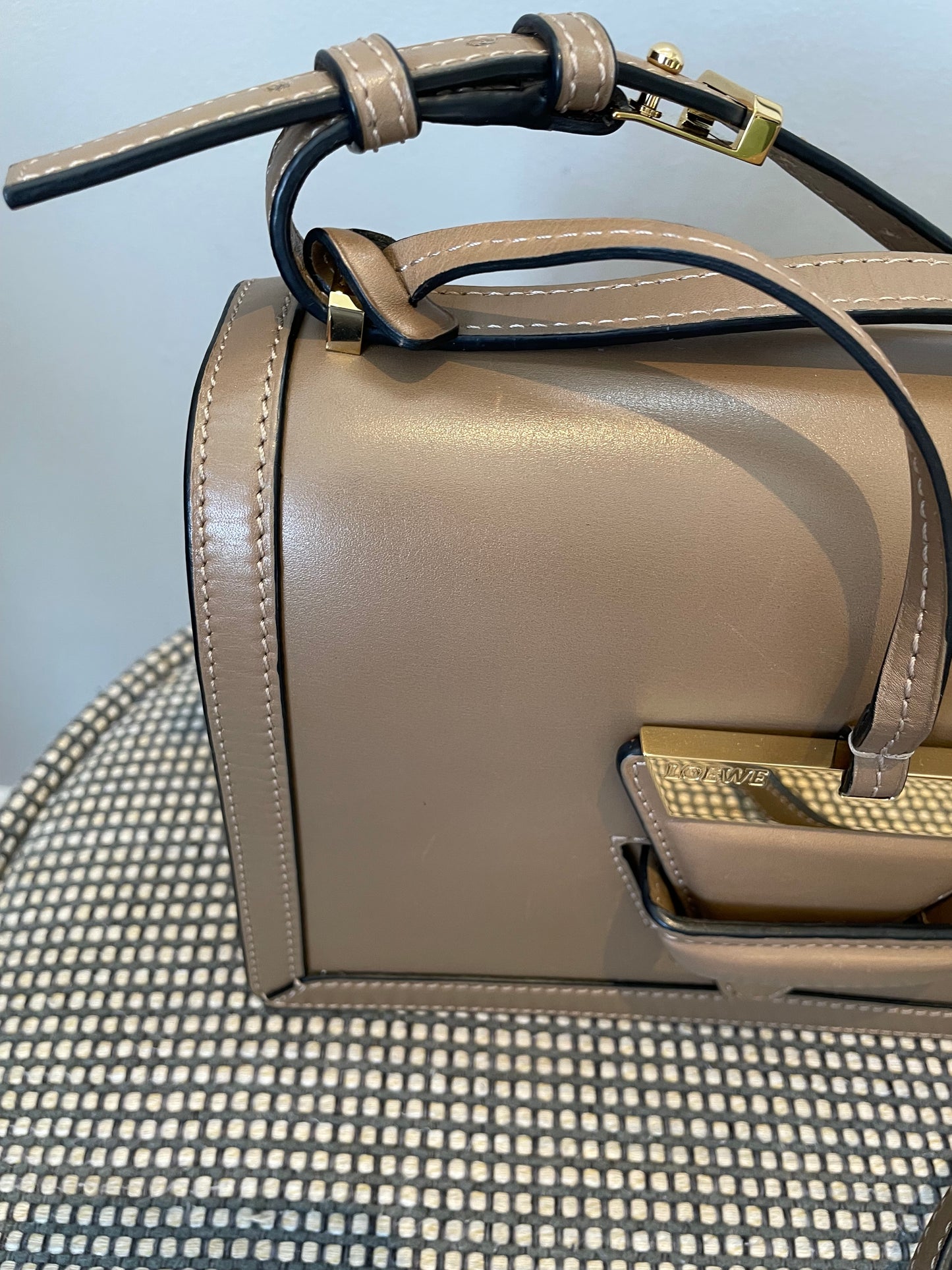 Preloved Loewe Barcelona Crossbody Bag, Medium