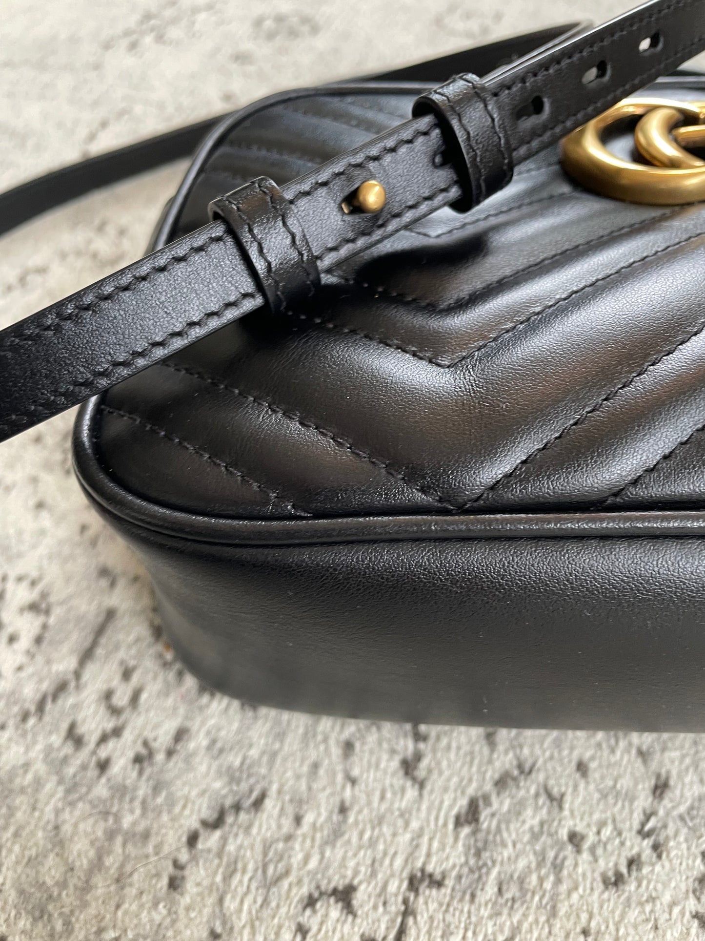 Preloved Gucci Marmont Shoulder Bag, Small