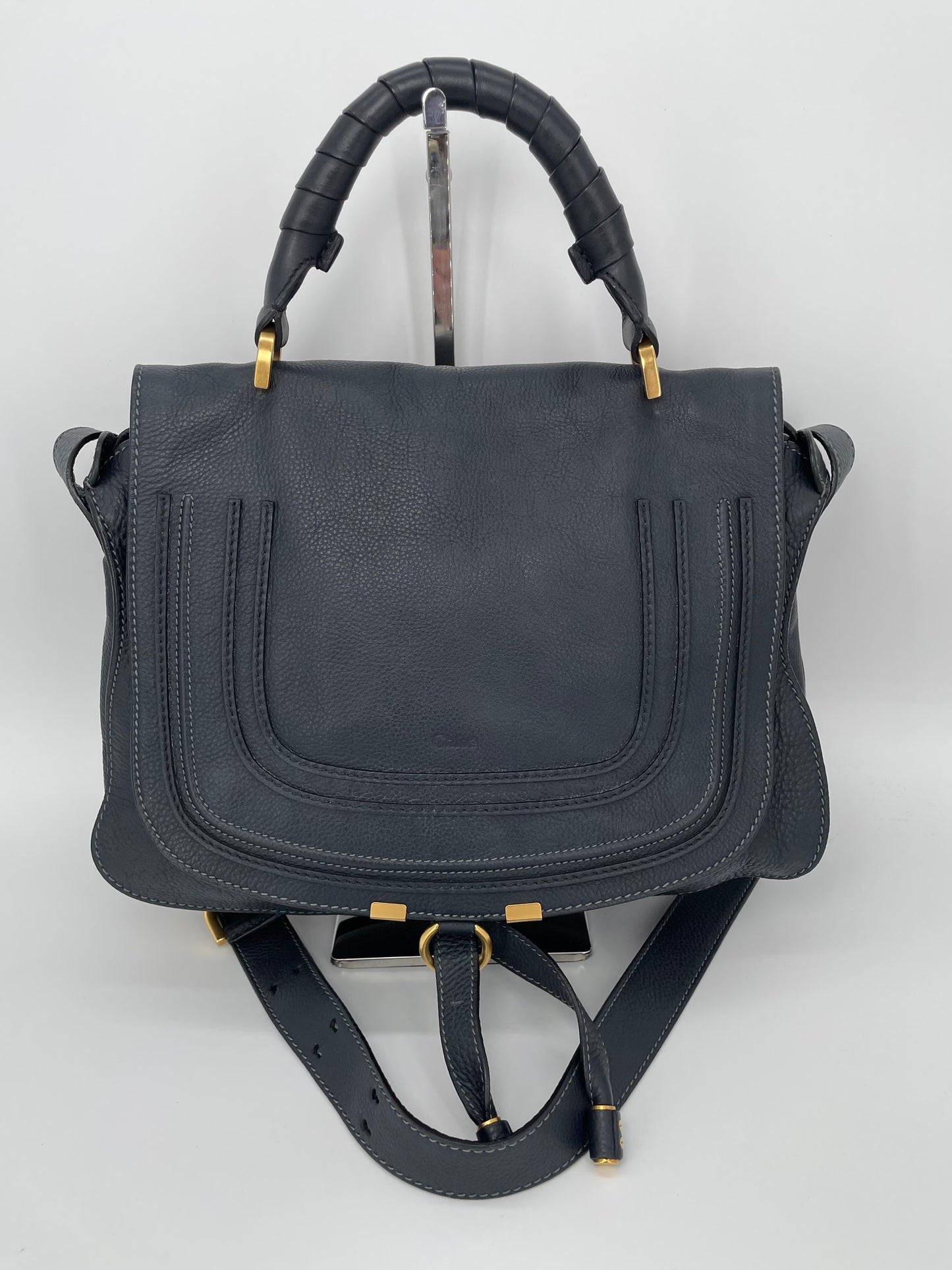 Preloved Chloe Marcie Top Handle Satchel Bag, Medium