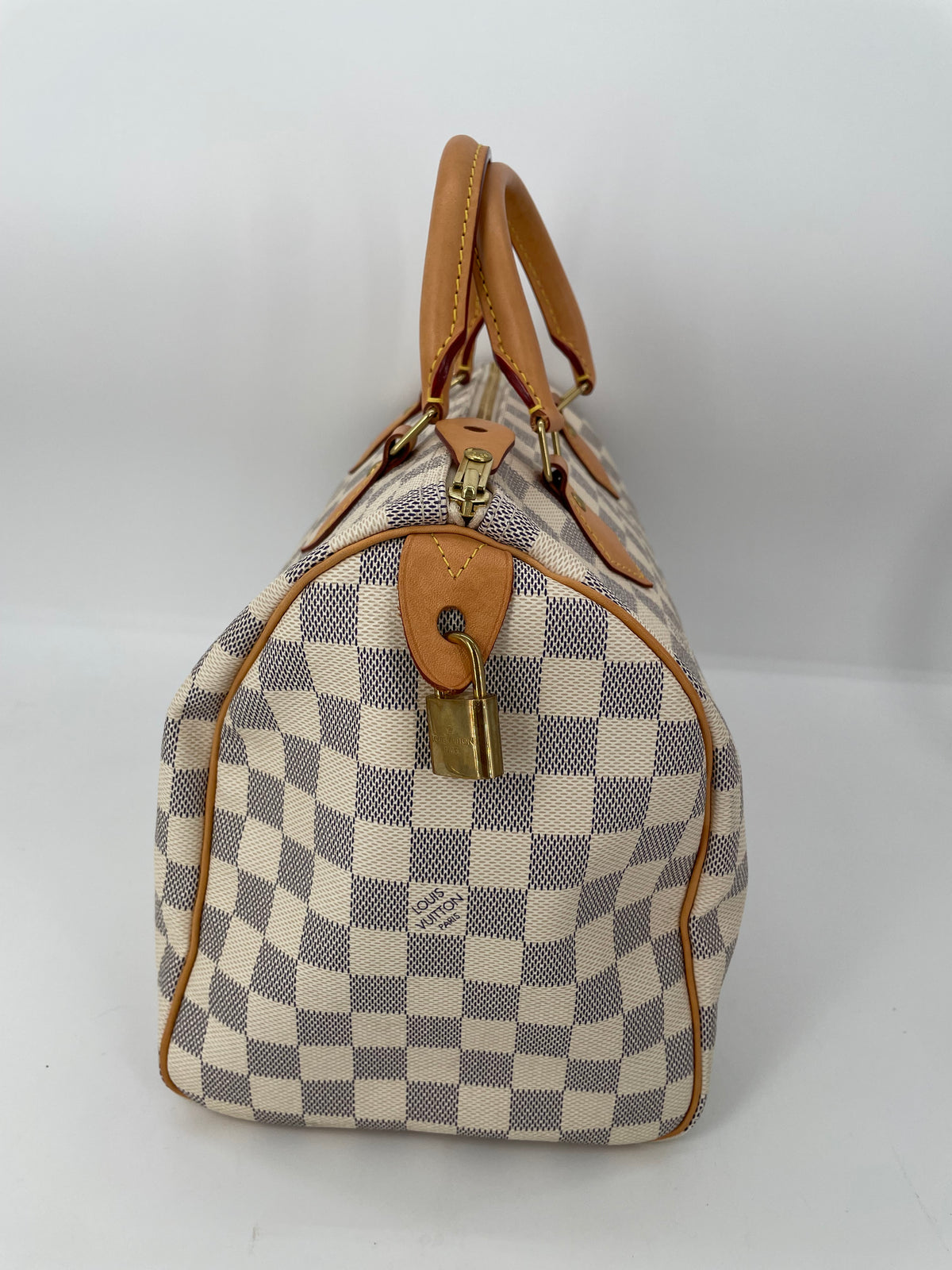 Preloved Louis Vuitton Damier Azur Speedy 30 Boston Bag