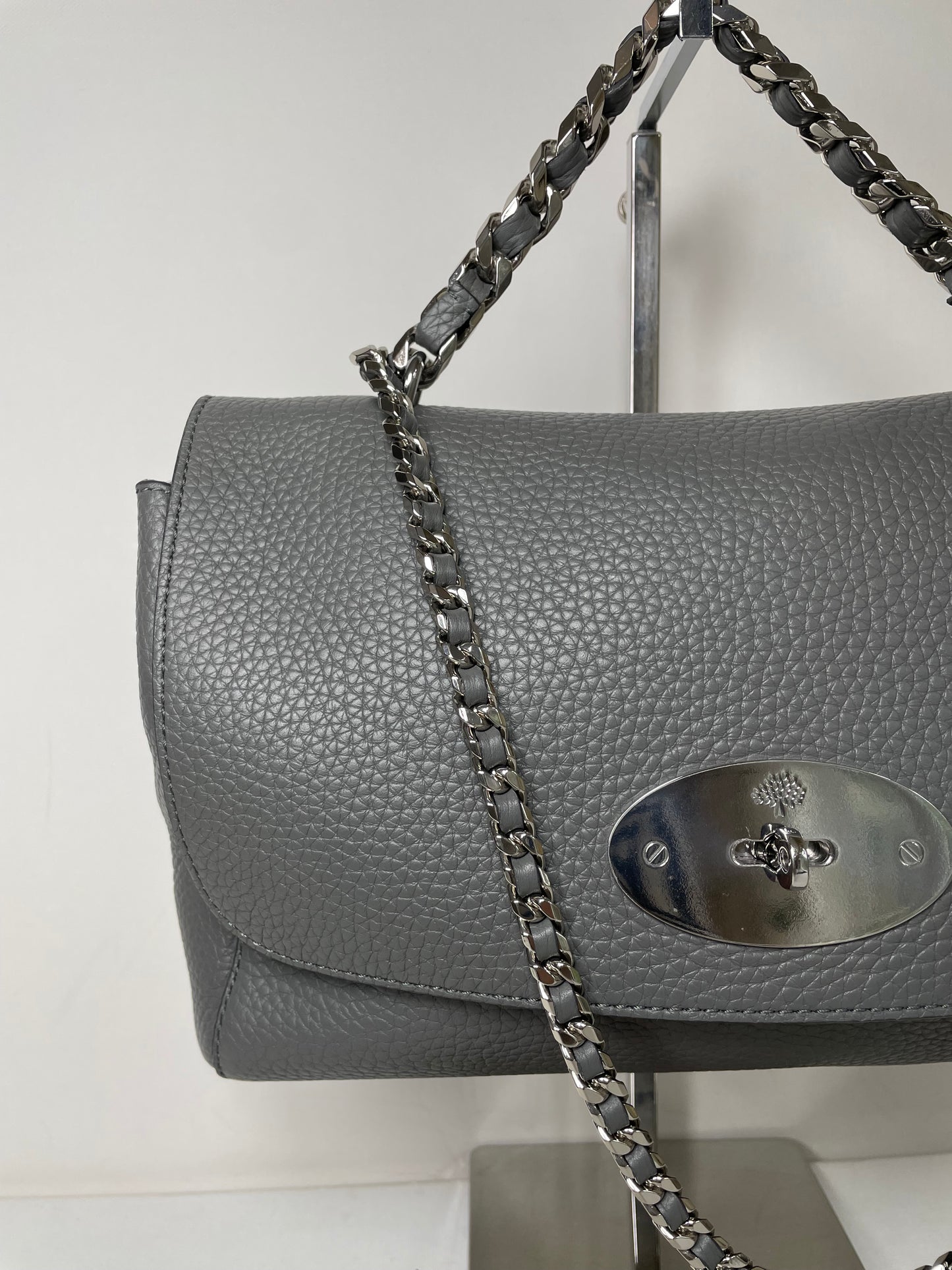 Preloved Mulberry Lily Top Handle Shoulder Bag