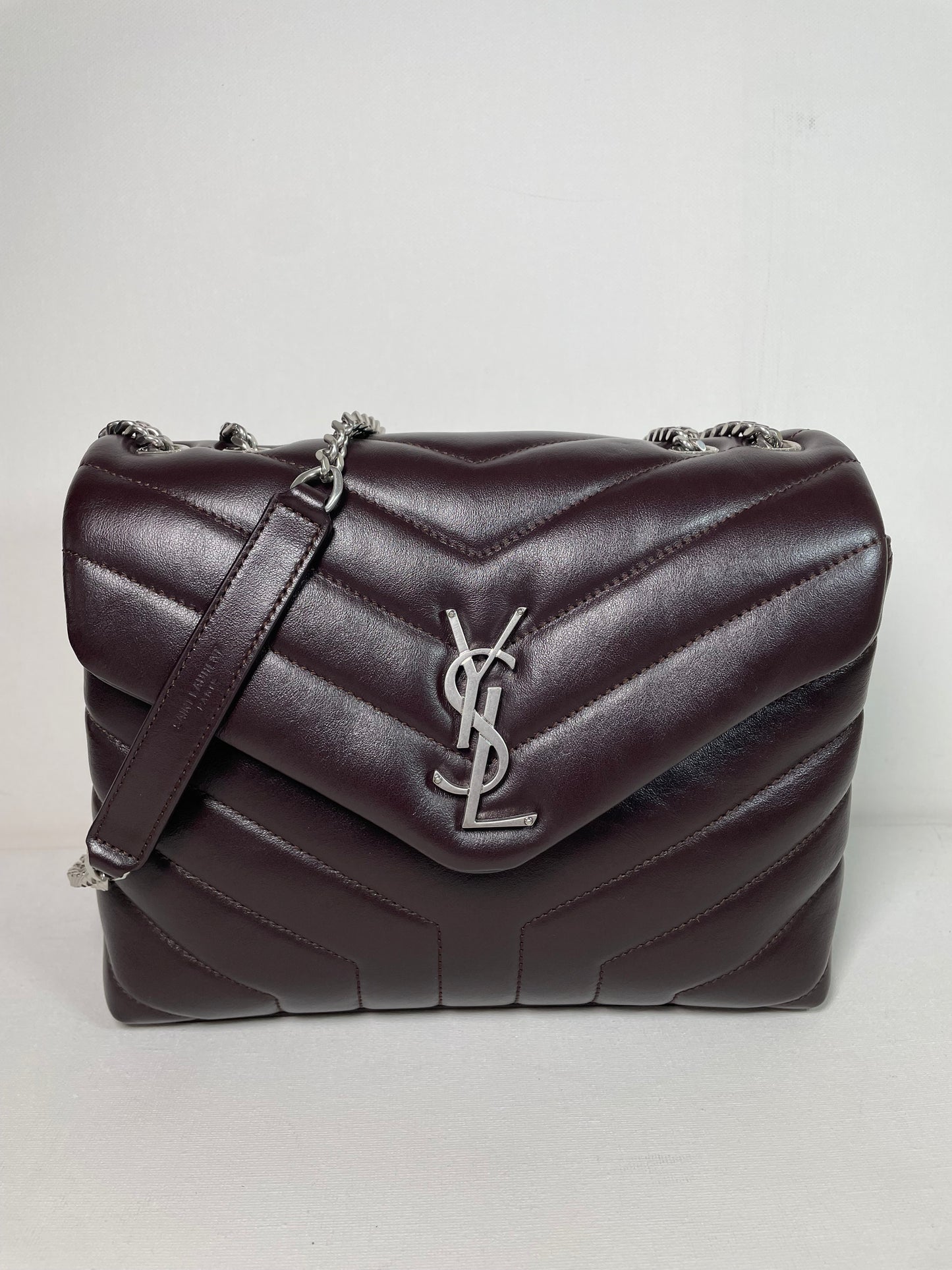 Preloved Yves Saint Laurent Quilted LouLou Shoulder Bag, Small